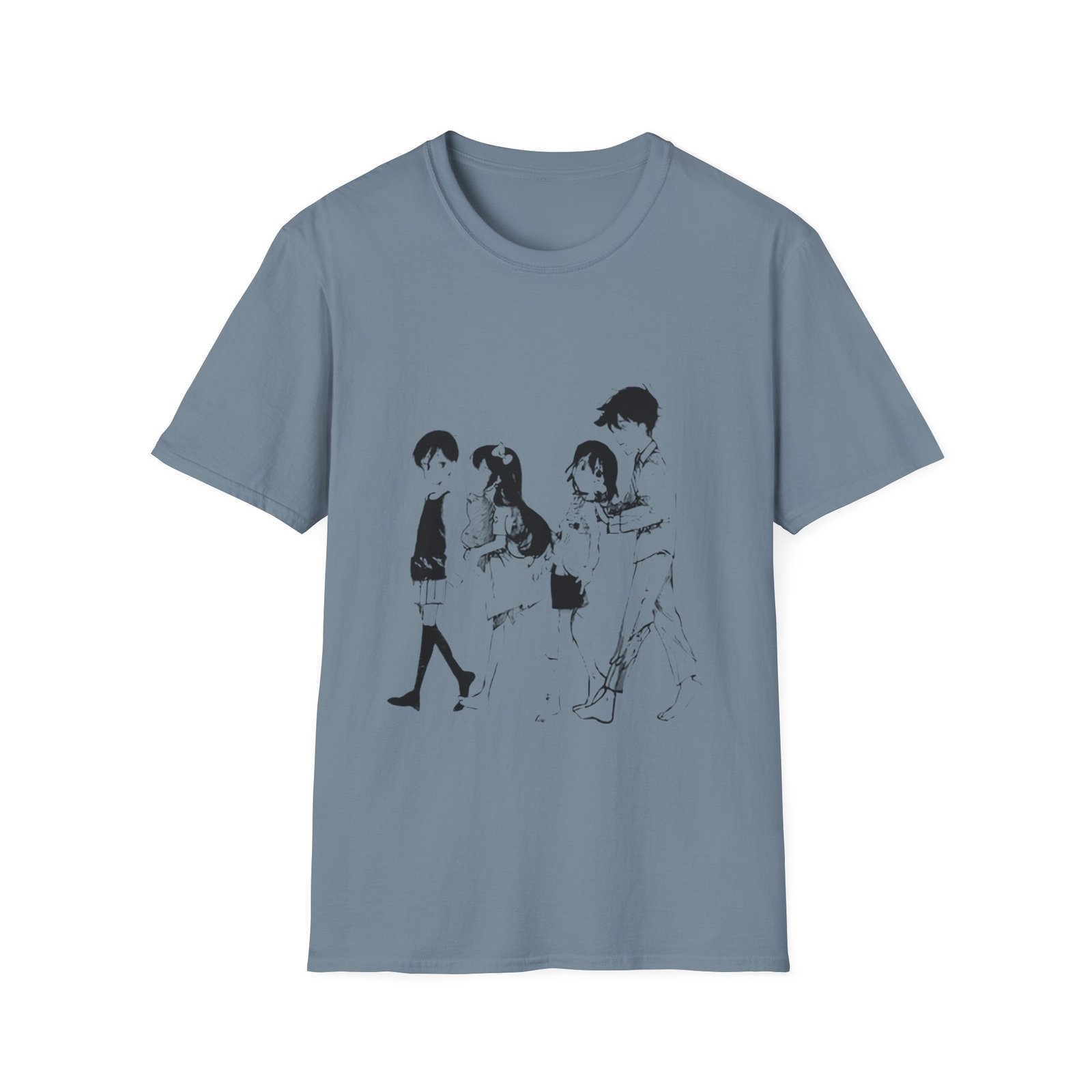 Omori Walk Along Unisex Softstyle T-Shirt
