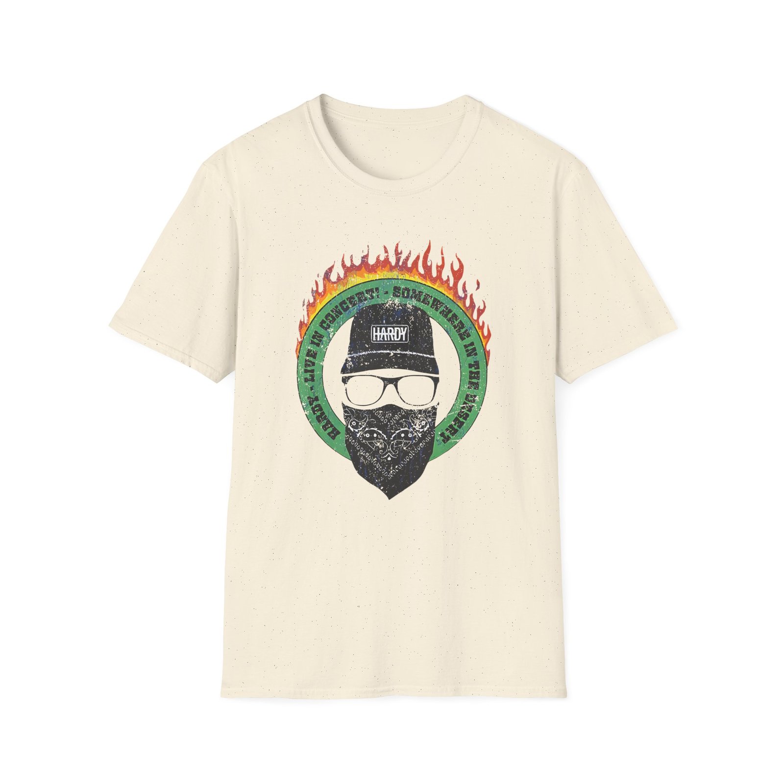 Hardy Somewhere in the Desert Unisex Softstyle T-Shirt
