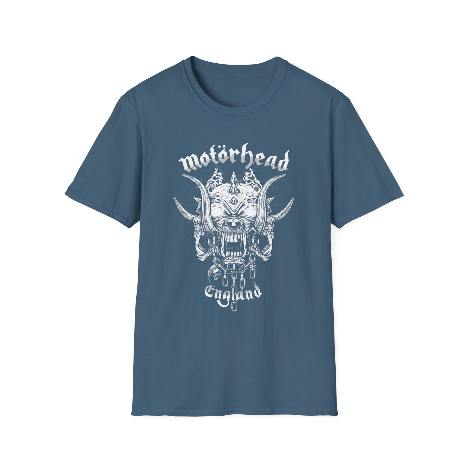 Motorhead Smoking Snaggletooth Unisex Softstyle T-Shirt
