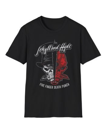 Five Finger Death Punch Jekyll and Hyde Unisex Softstyle T-Shirt