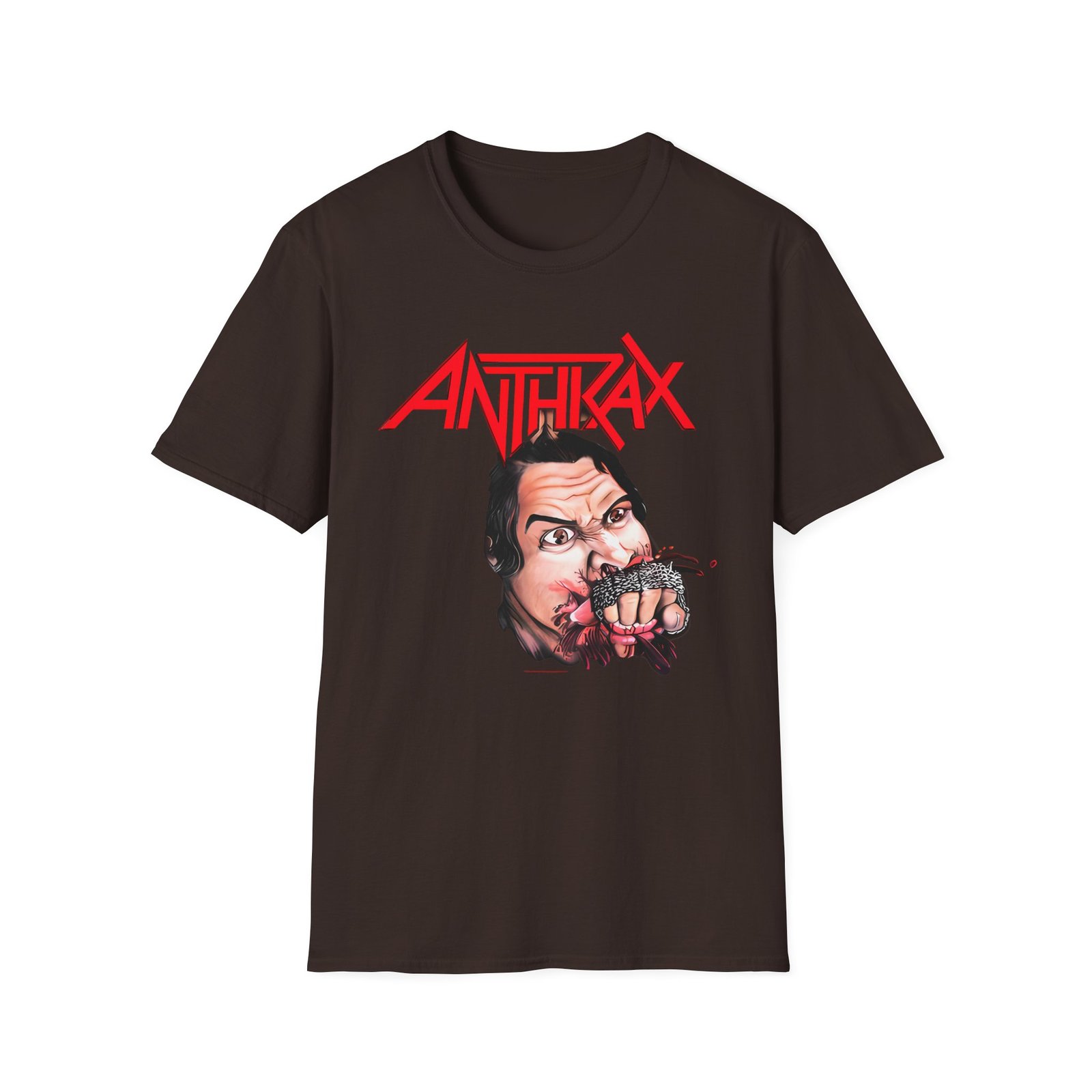Anthrax Fistful of Metal Unisex Softstyle T-Shirt