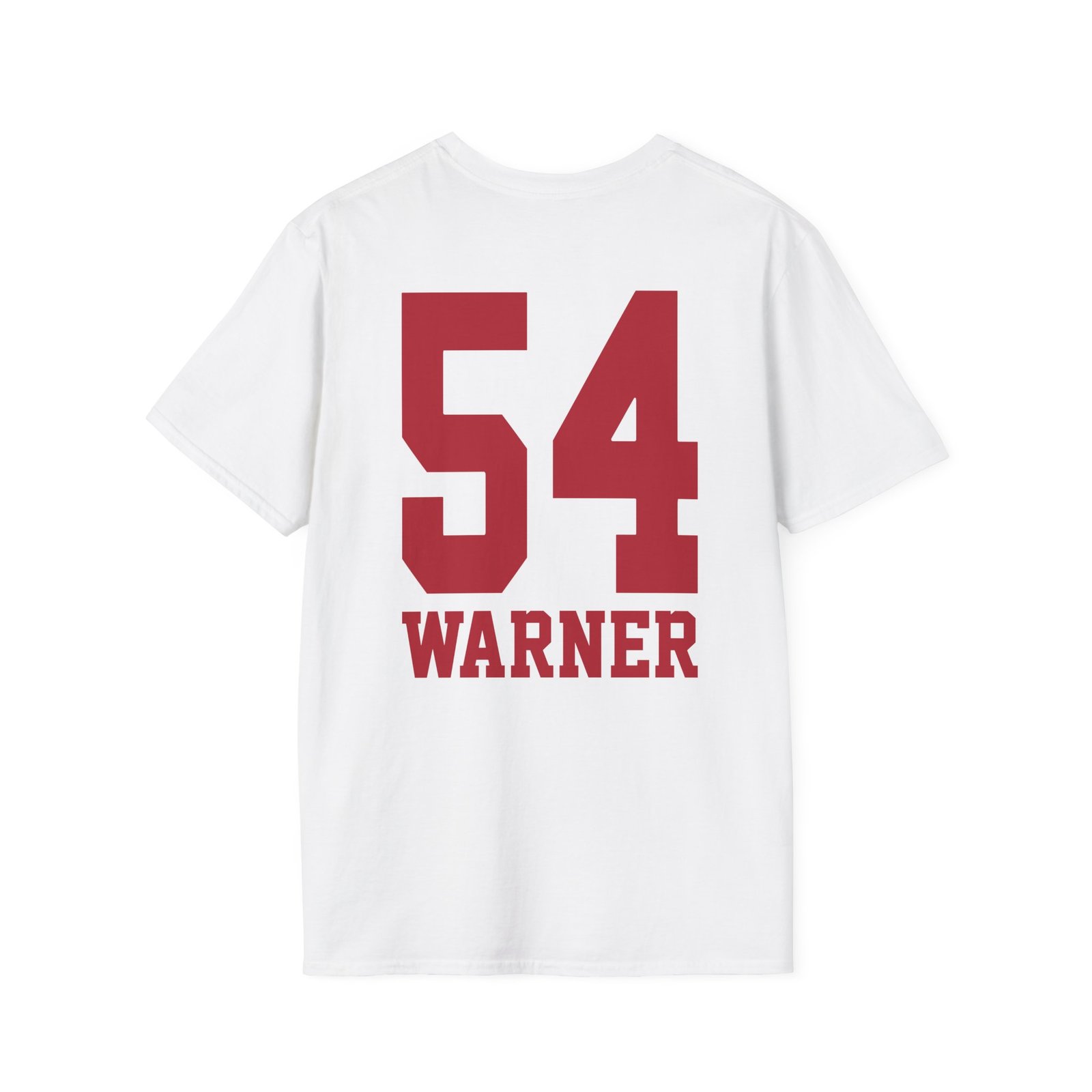 Fred Warner San Francisco 49ers Wordmark Player Name & Number Unisex Softstyle T-Shirt