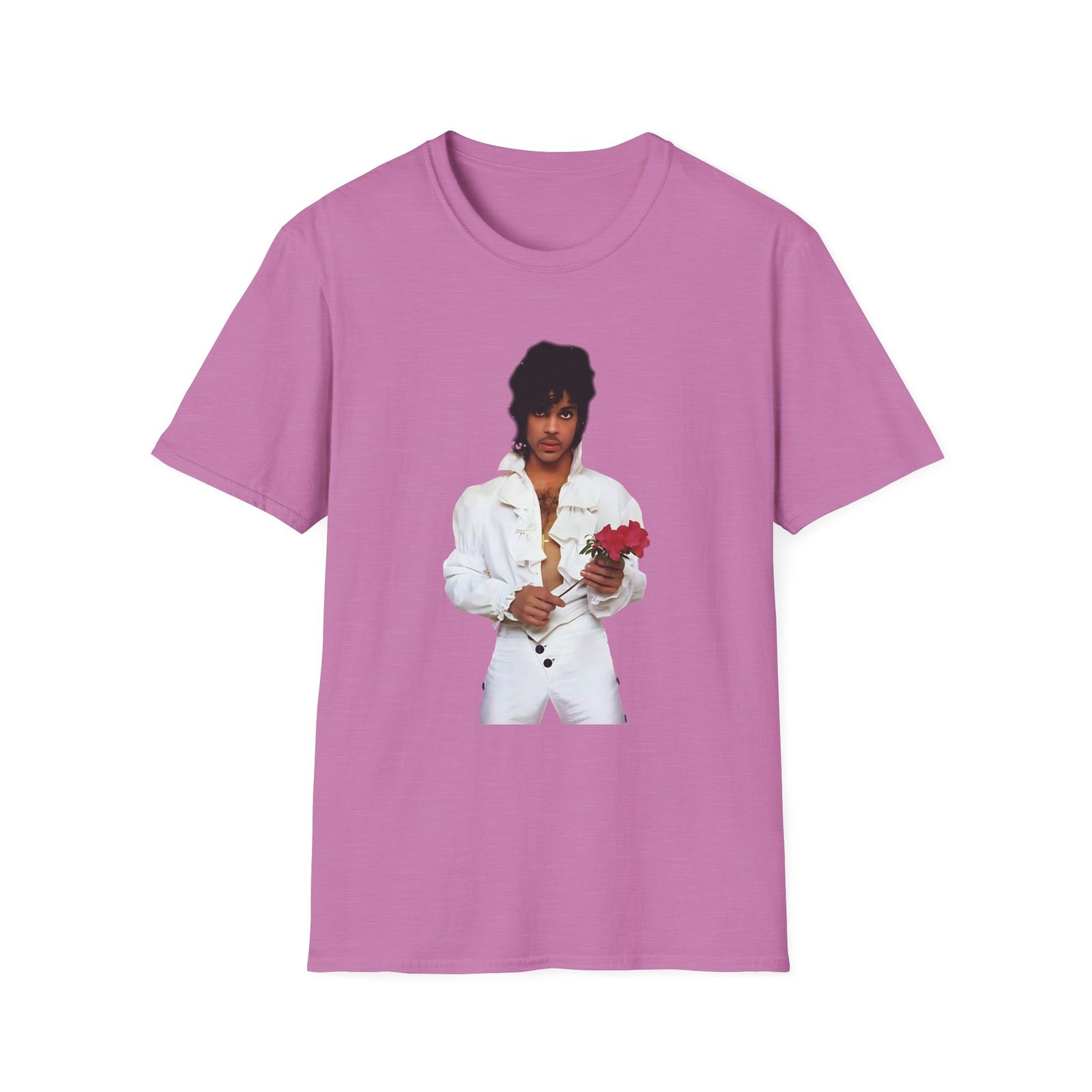 Prince Purple Rain Flower Unisex Softstyle T-Shirt