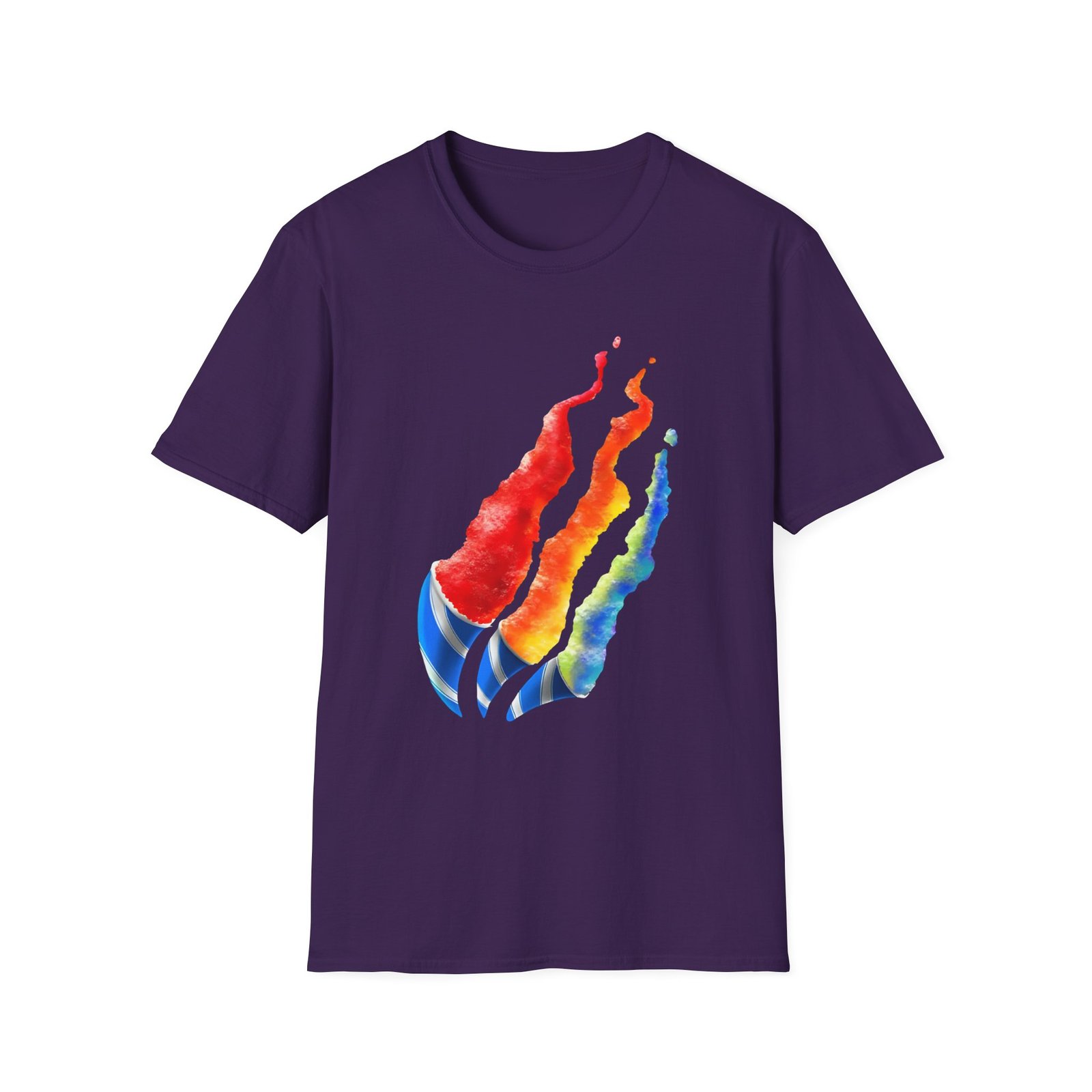 Preston Snowcone Flame Unisex Softstyle T-Shirt