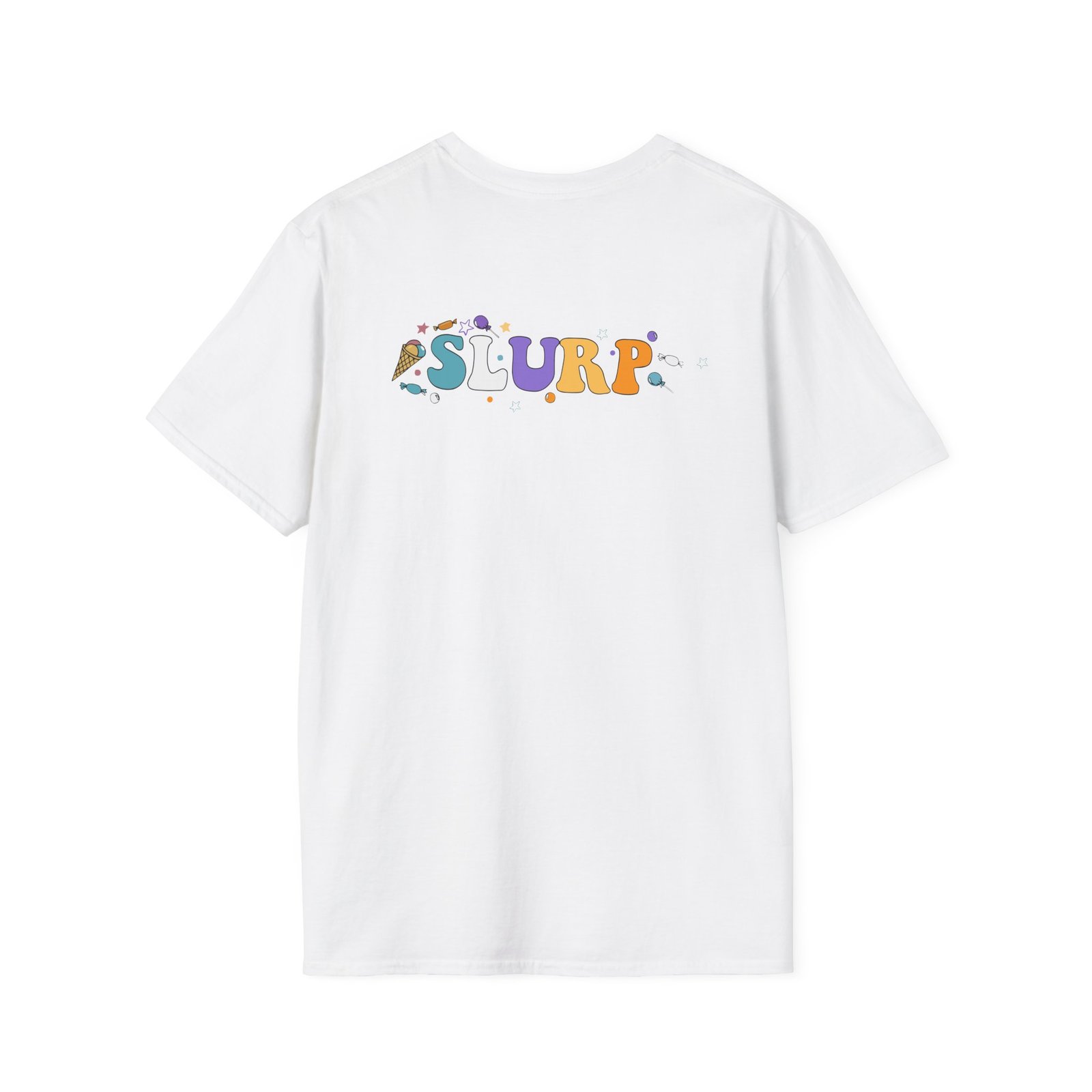 Derkslurp Smiley Face Unisex Softstyle T-Shirt