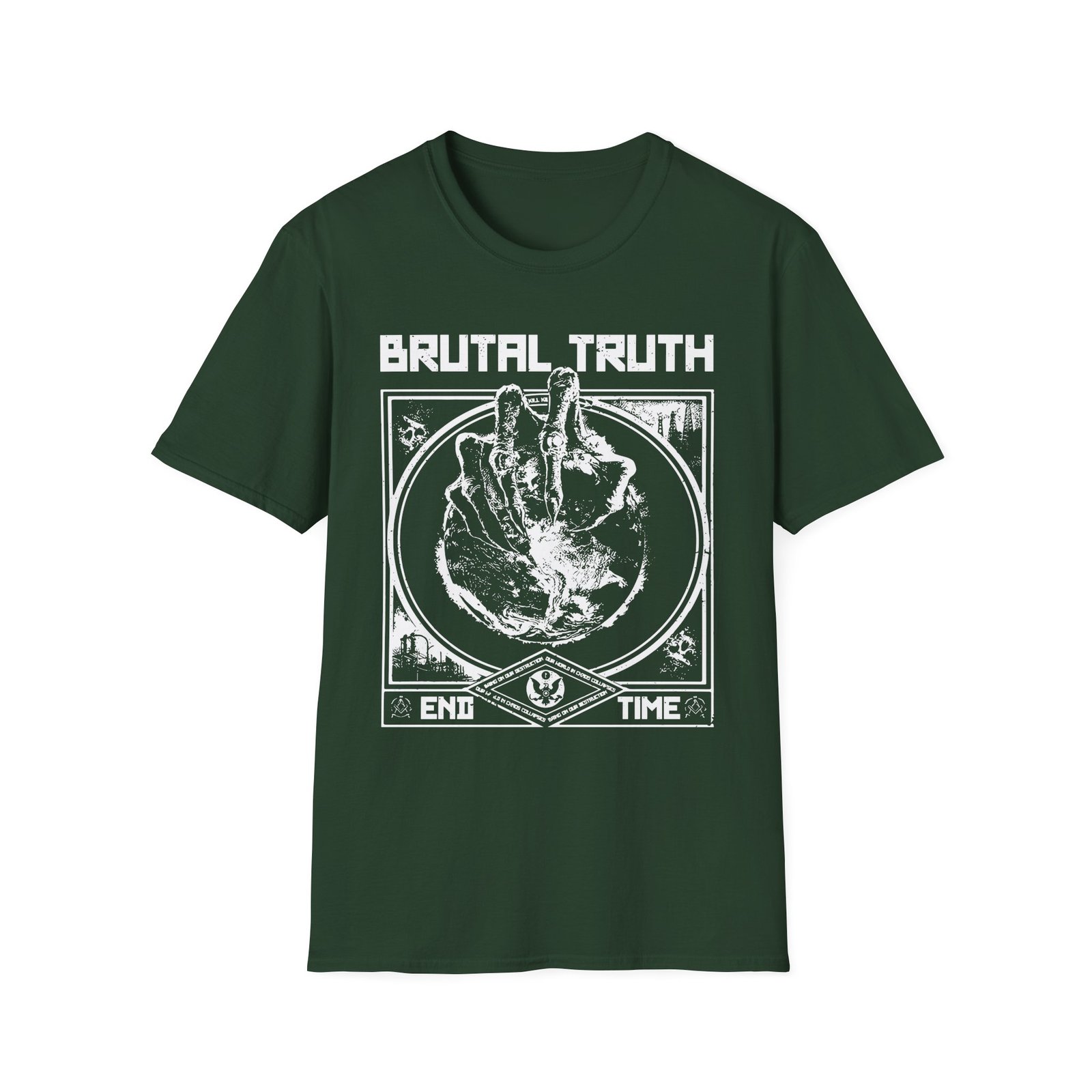 Brutal Truth End Time Unisex Softstyle T-Shirt