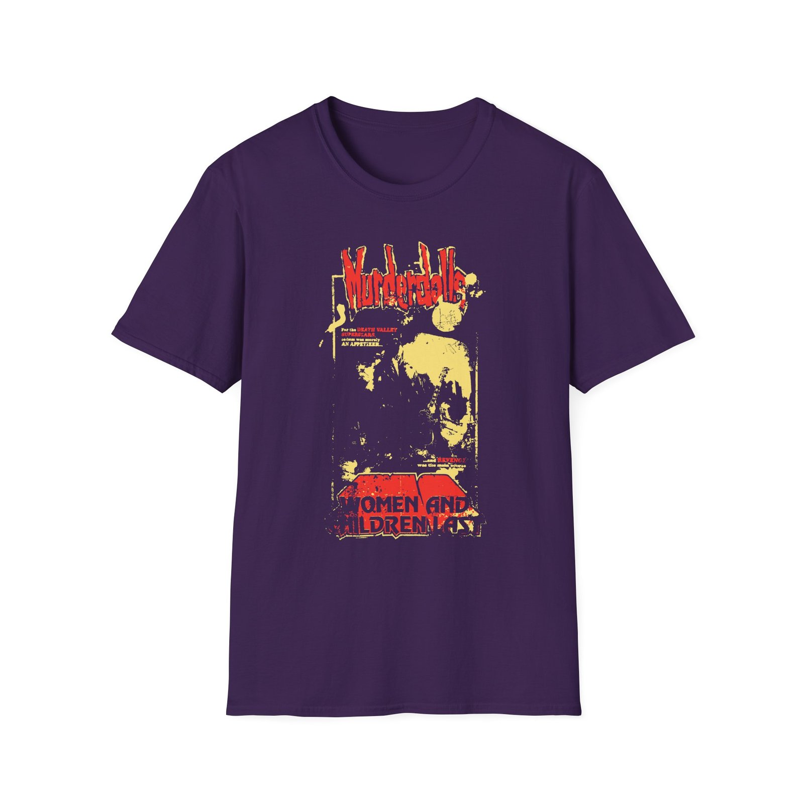Murderdolls 80's Horror Poster Unisex Softstyle T-Shirt