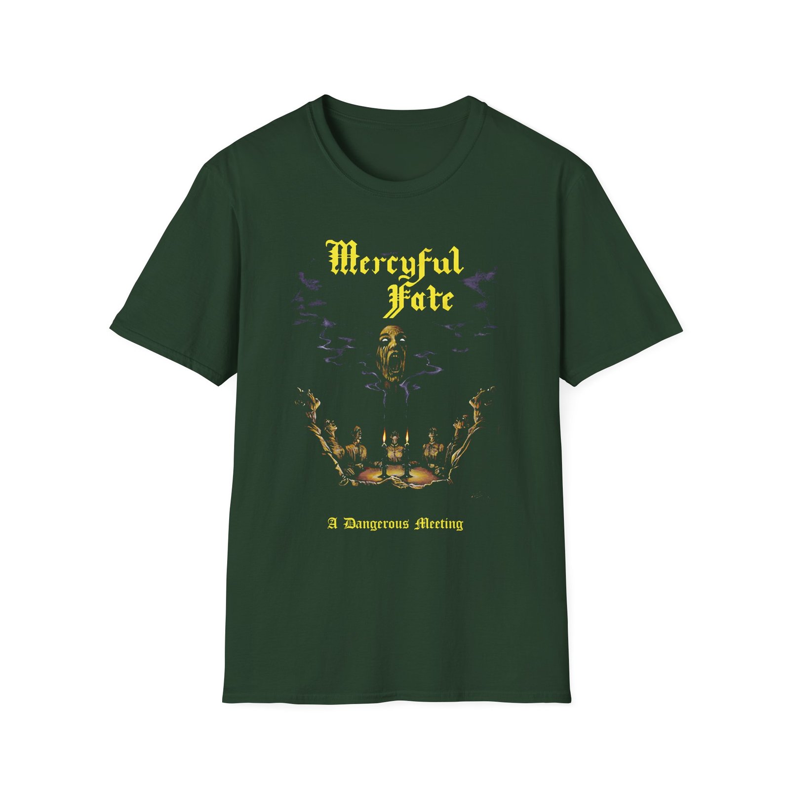 Mercyful Fate A Dangerous Meeting Unisex Softstyle T-Shirt