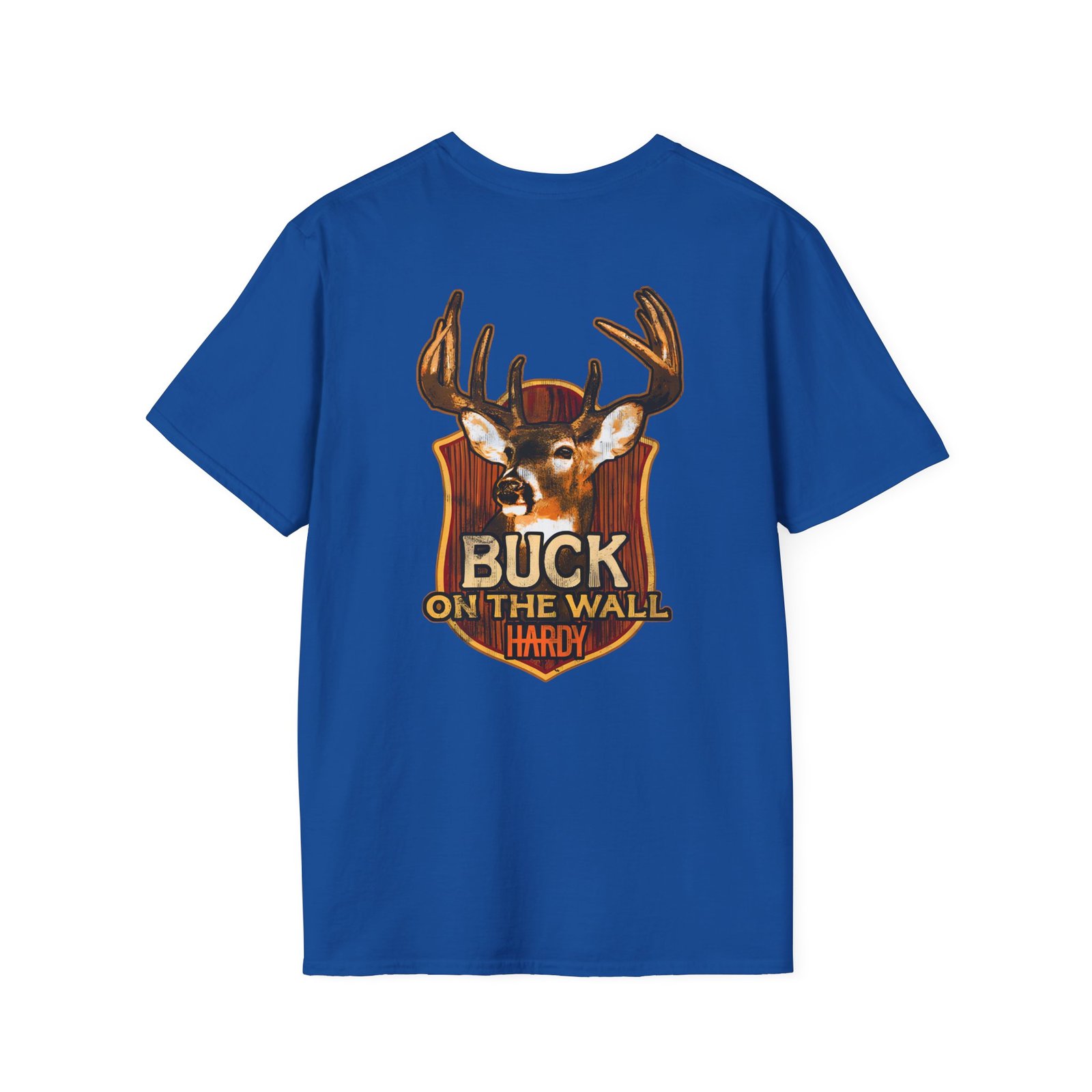 Hardy Buck on the Wall Unisex Softstyle T-Shirt