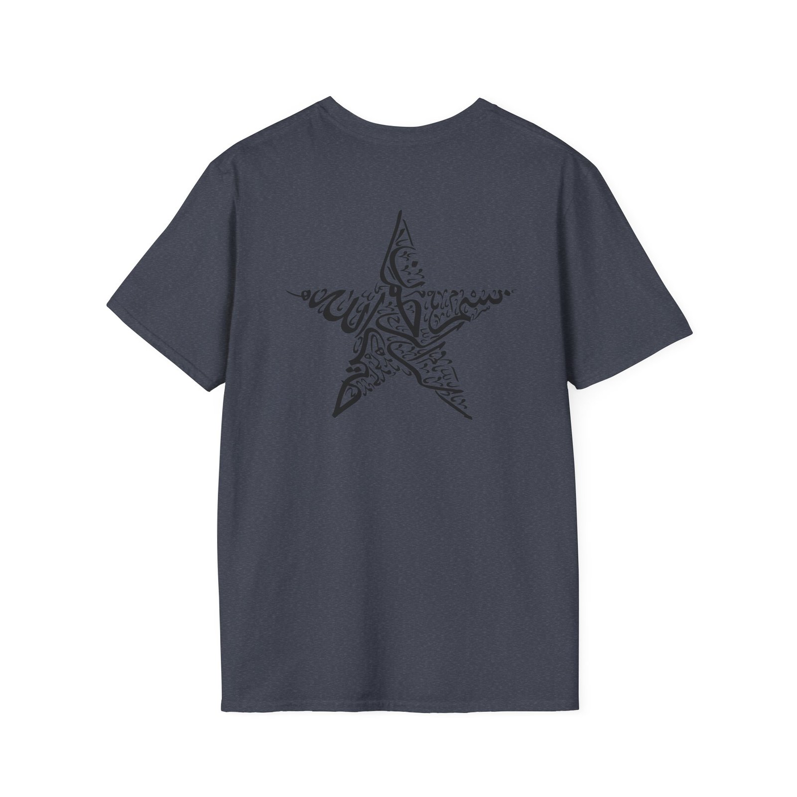 Black Star Logo Unisex Softstyle T-Shirt