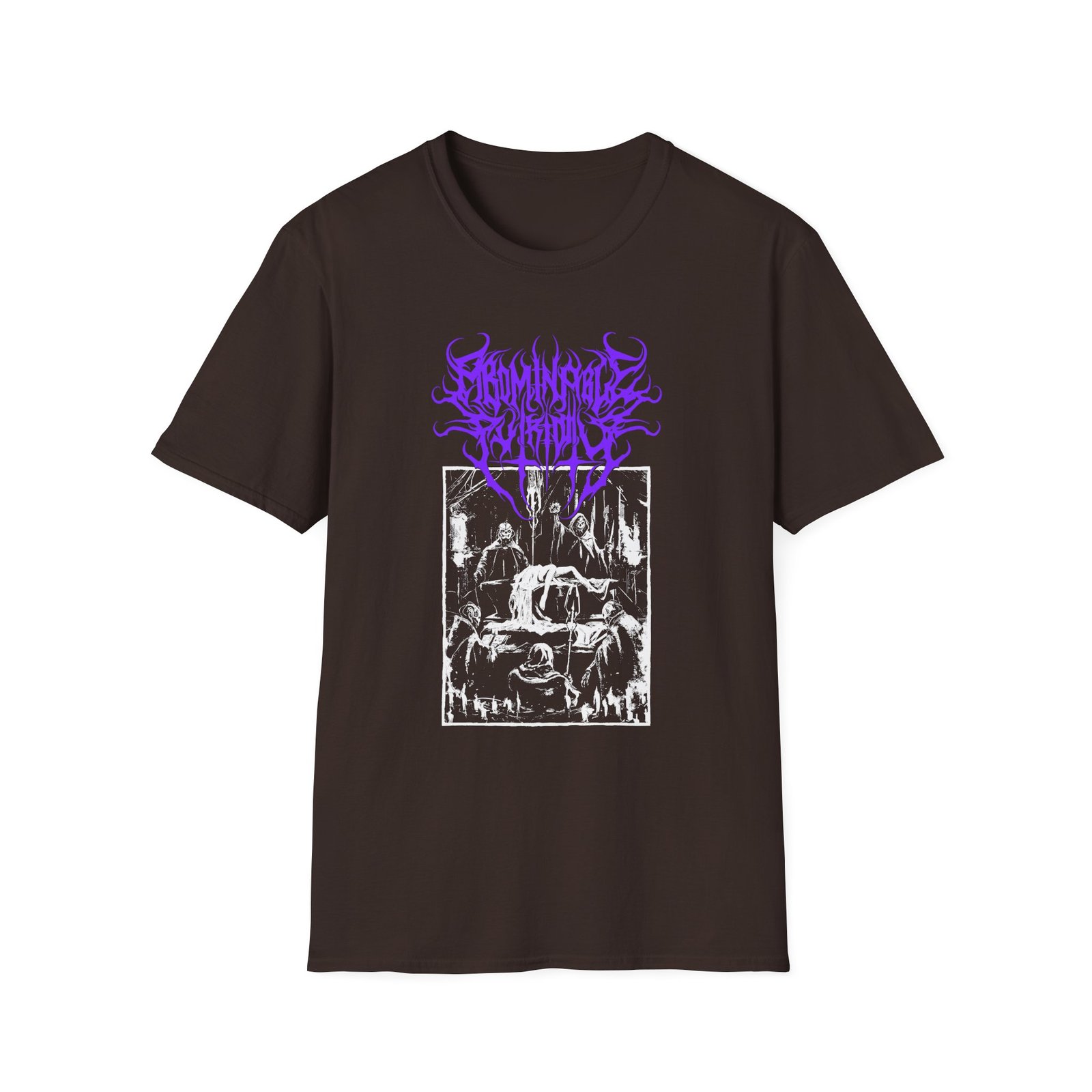 Abominable Putridity Digital Unholy Purple Logo Unisex Softstyle T-Shirt