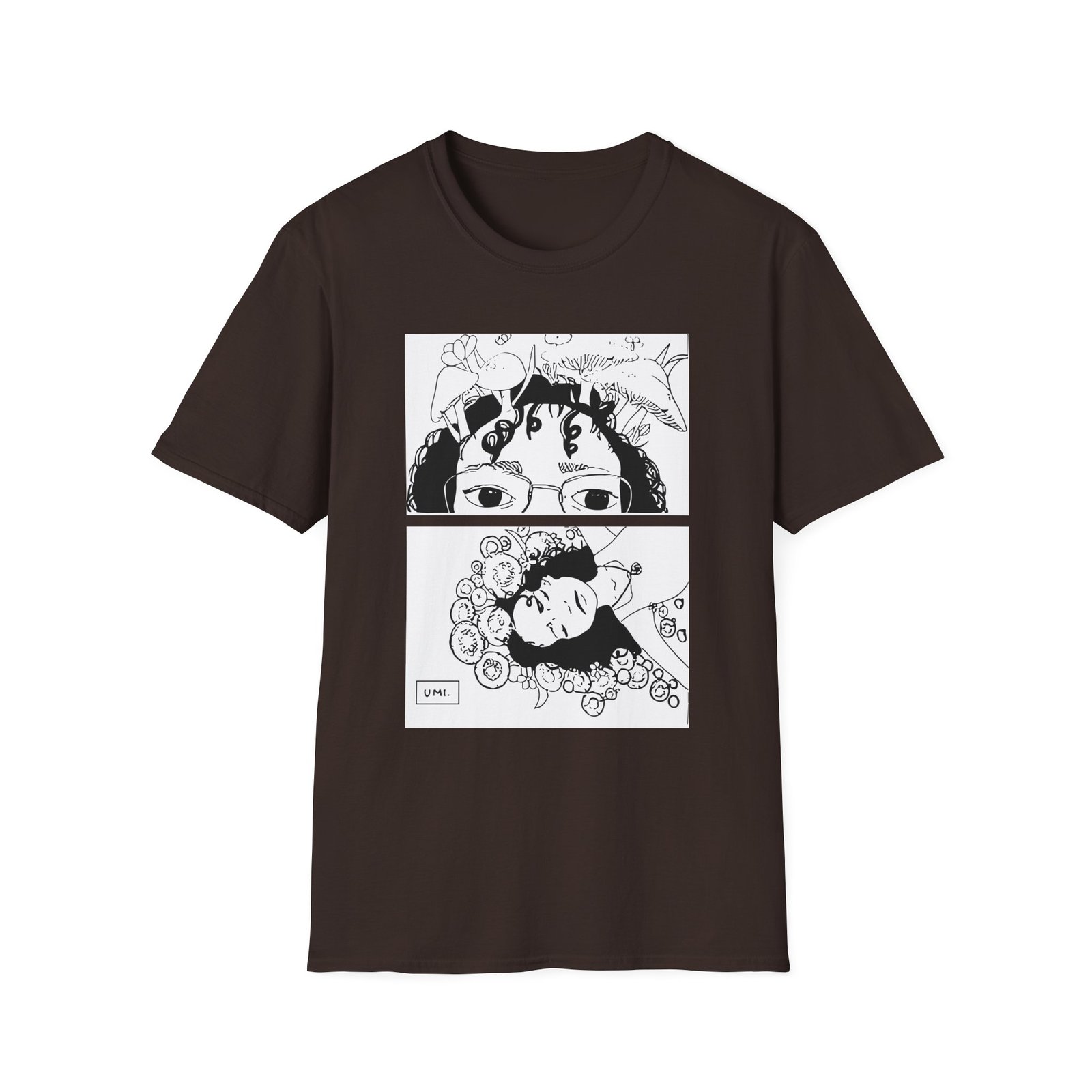 Umi Drawing Unisex Softstyle T-Shirt