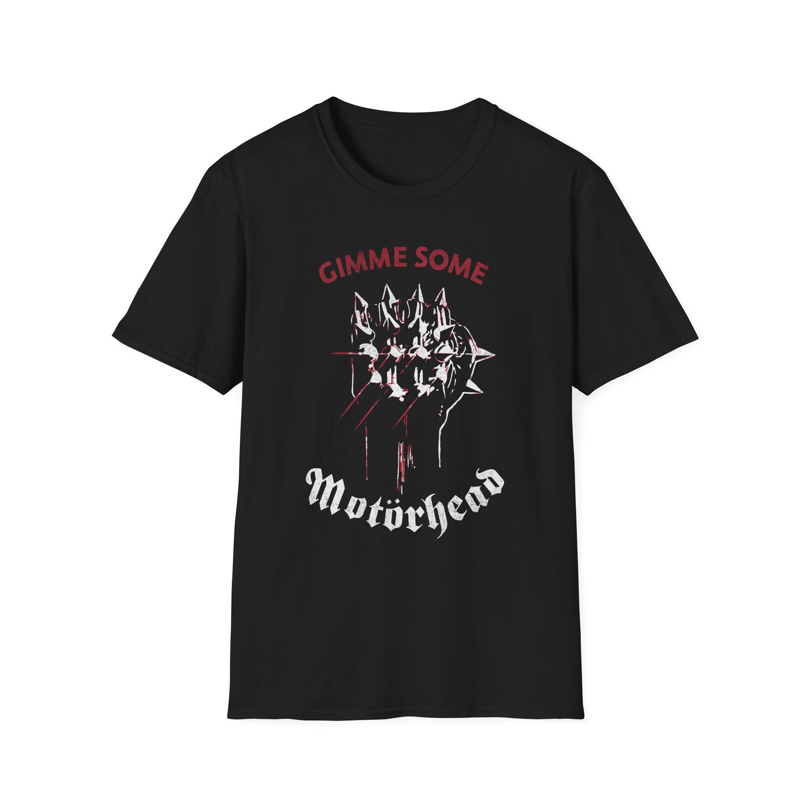 Motorhead Spiked Fist Unisex Softstyle T-Shirt