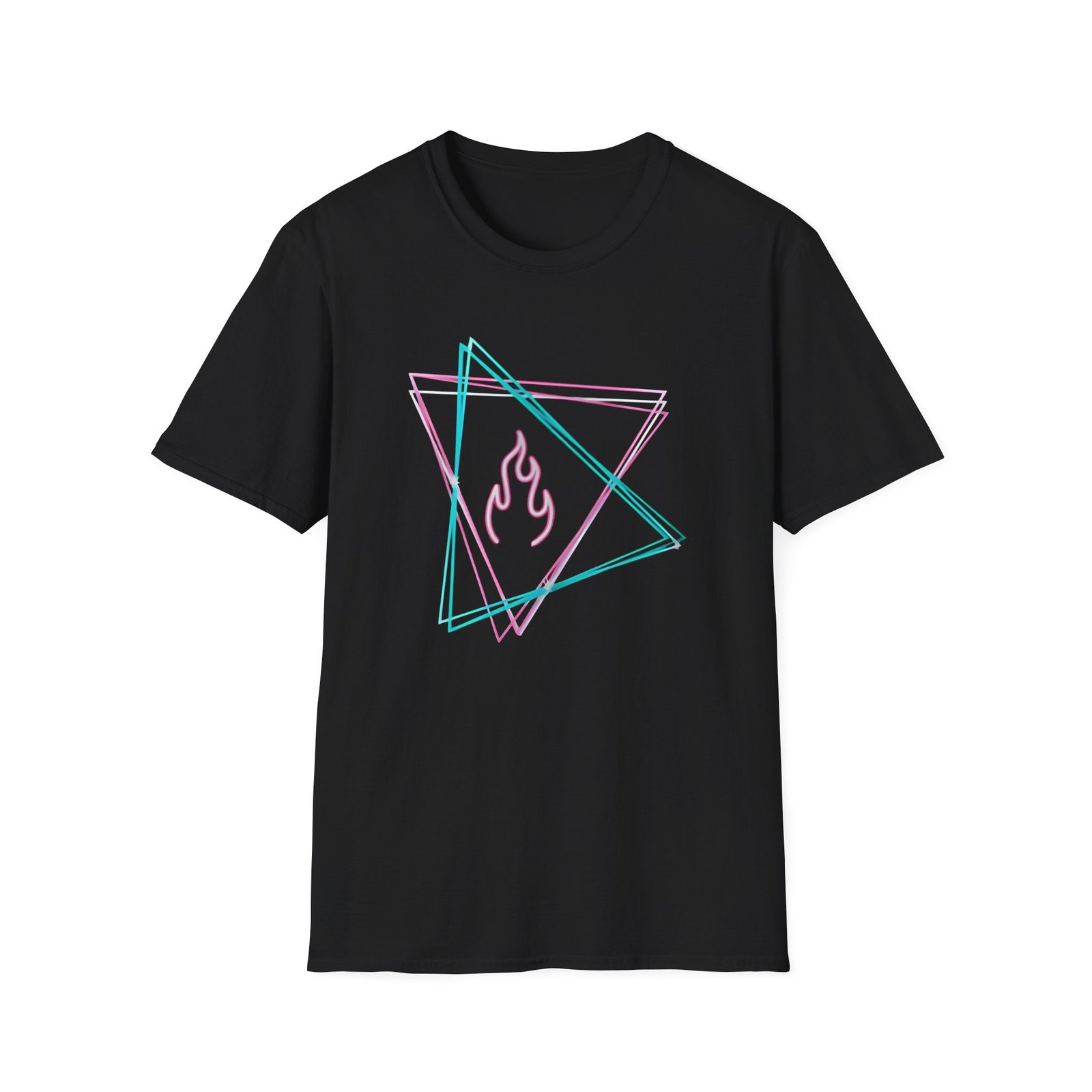 Sapnap Flame Abstract Unisex Softstyle T-Shirt