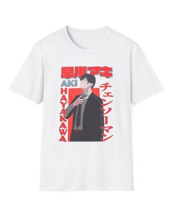 Chainsaw Man Aki Name Unisex Softstyle T-Shirt