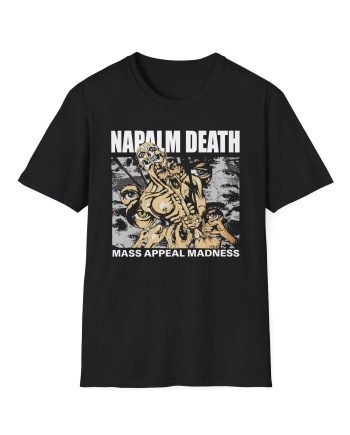 Napalm Death Mass Appeal Madness Unisex Softstyle T-Shirt
