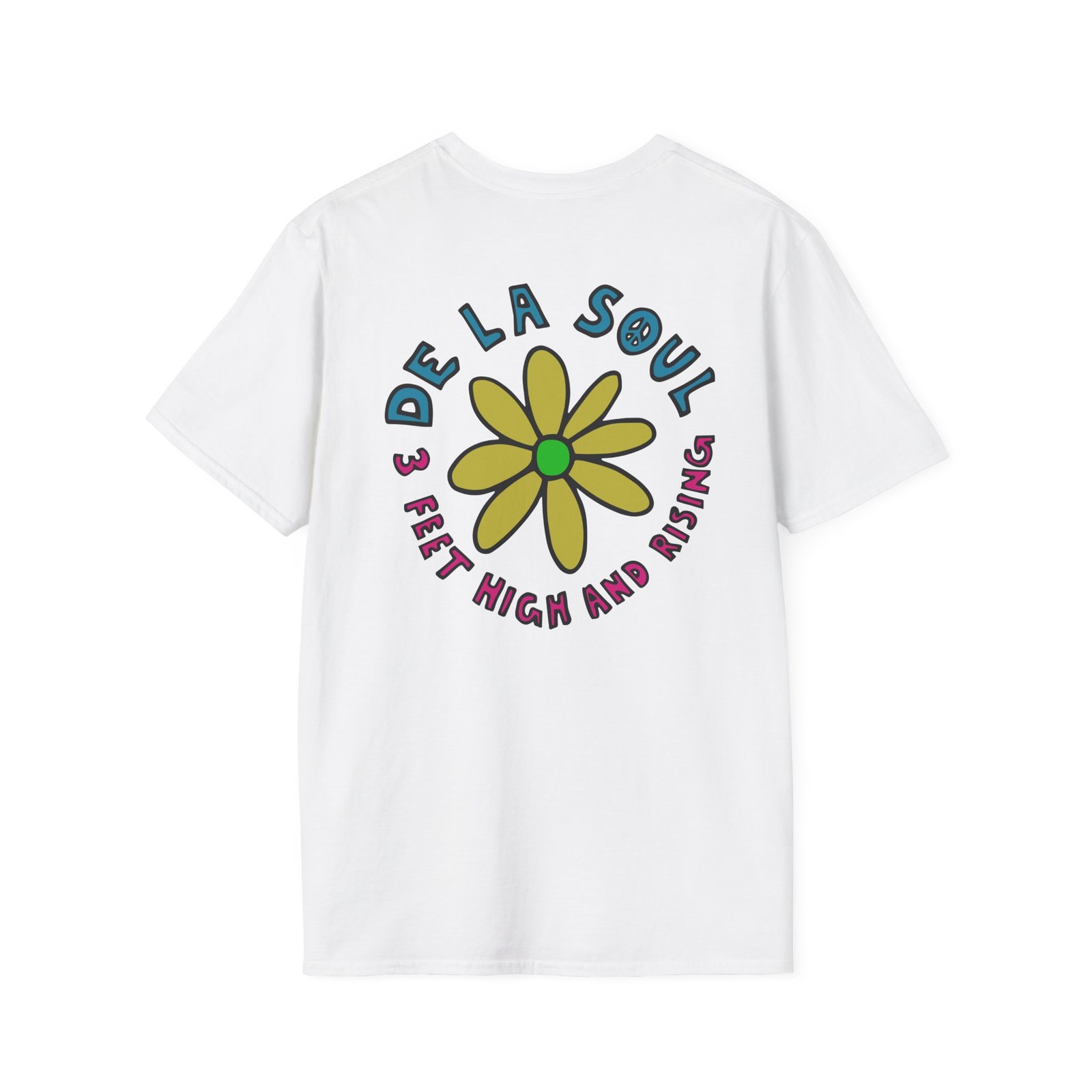 De La Soul 3 Feet High and Rising Unisex Softstyle T-Shirt