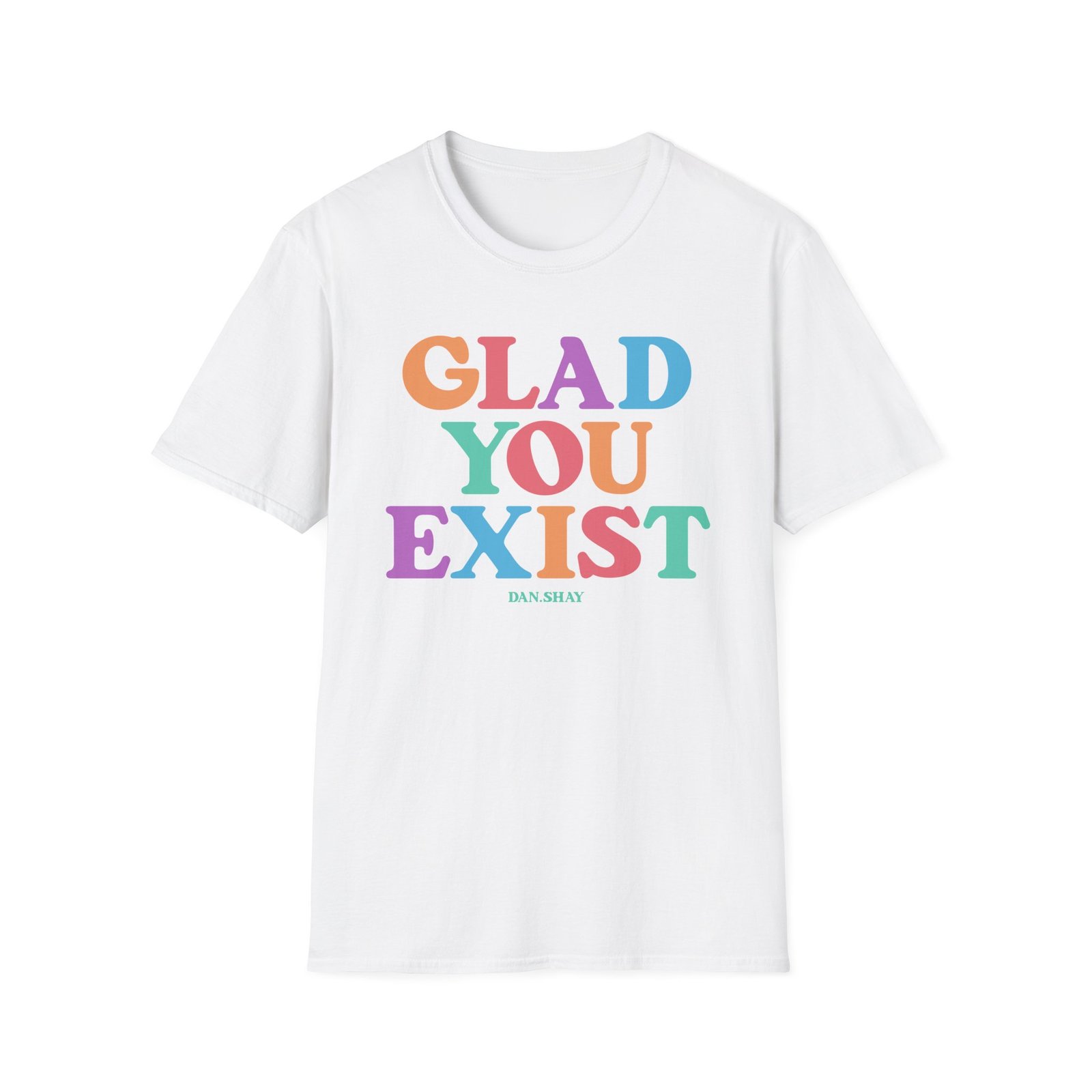 Dan and Shay Glad You Exist Unisex Softstyle T-Shirt