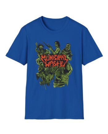 Municipal Waste Collage Logo Unisex Softstyle T-Shirt