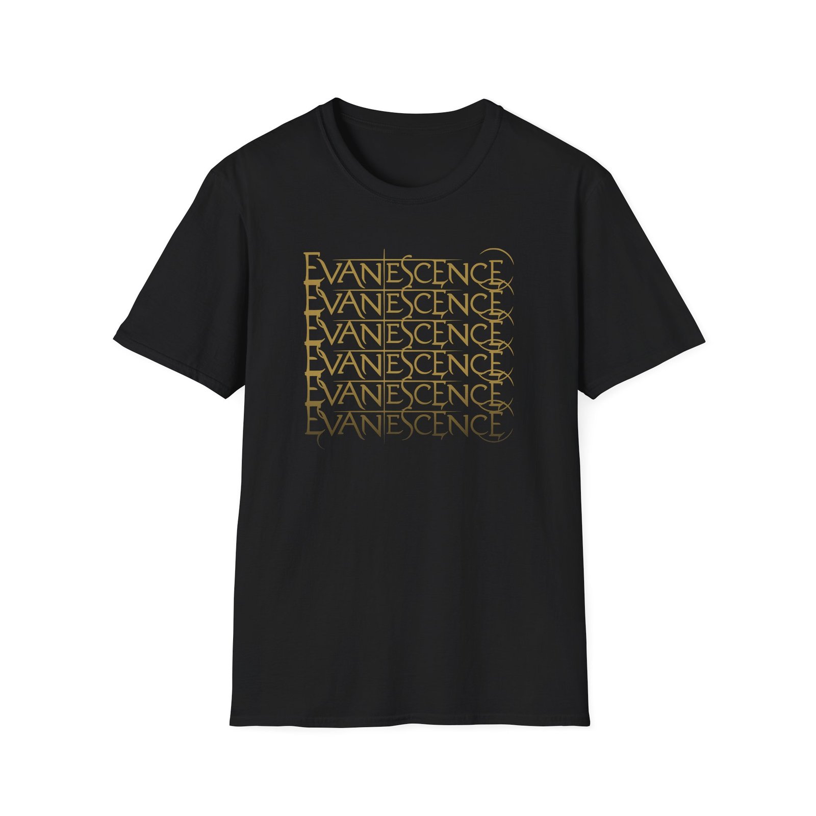 Evanescence Repeat Logo Unisex Softstyle T-Shirt