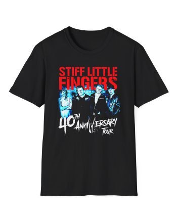 Stiff Little Fingers Tour Unisex Softstyle T-Shirt