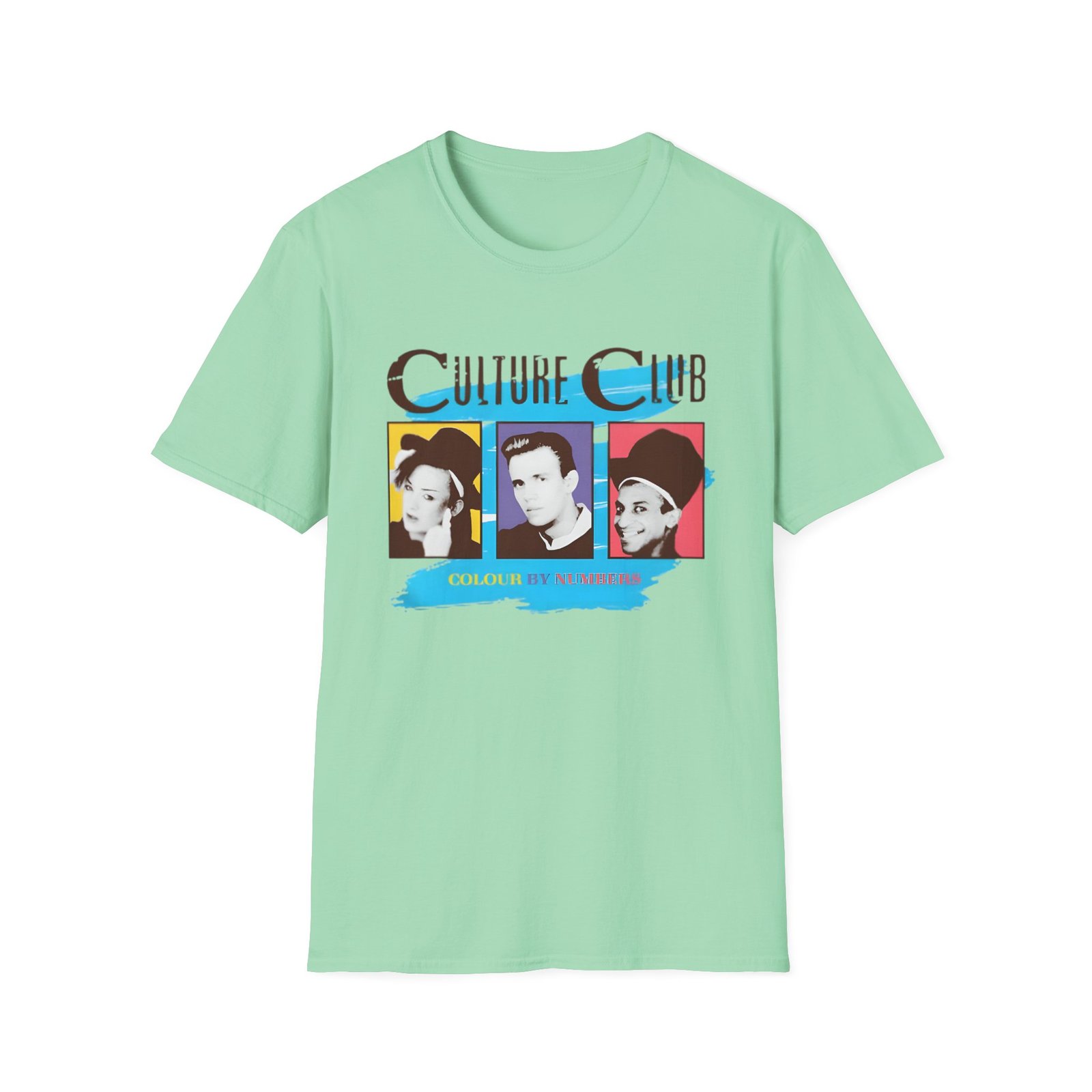 Boy George Colour By Numbers Unisex Softstyle T-Shirt