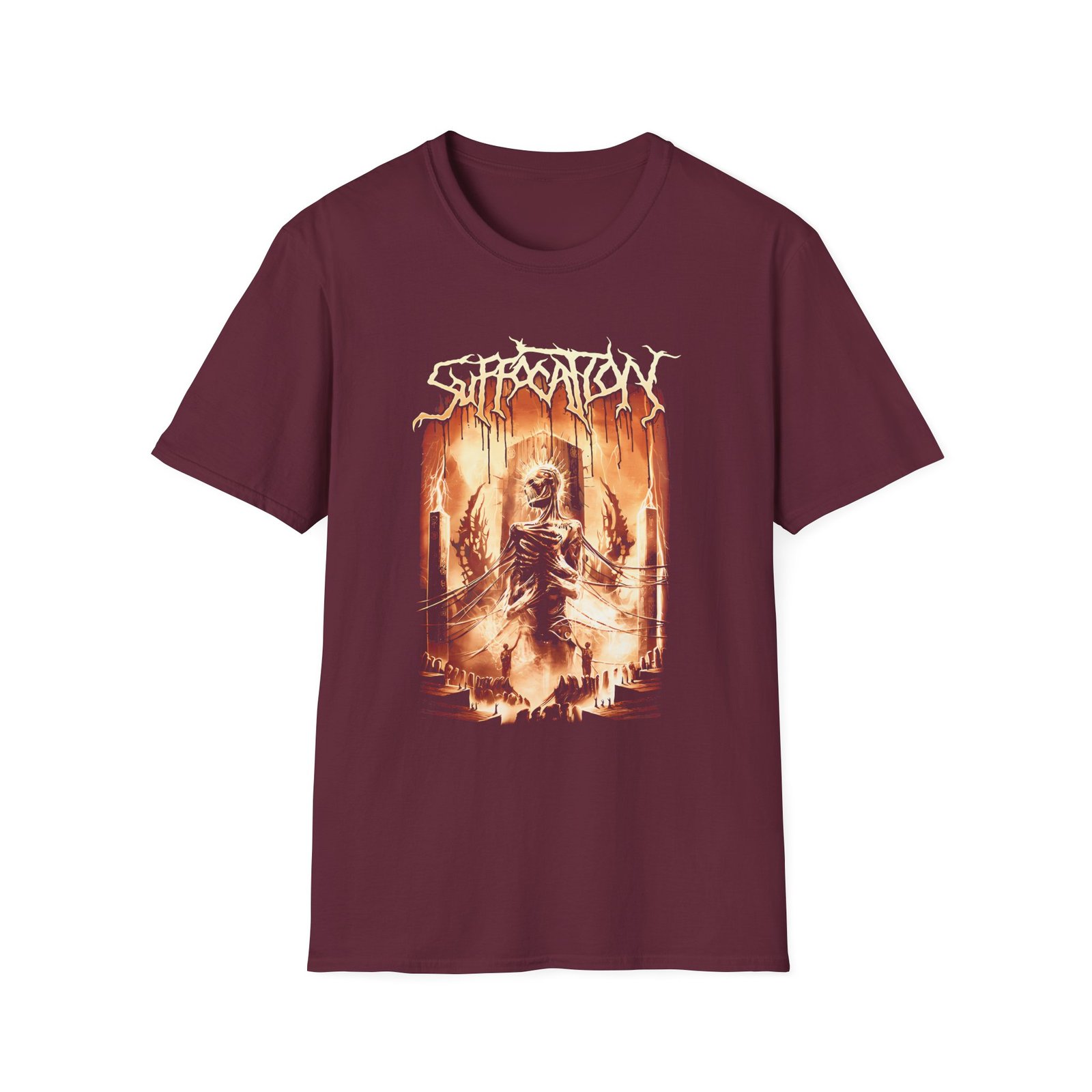 Suffocation Bow Unisex Softstyle T-Shirt