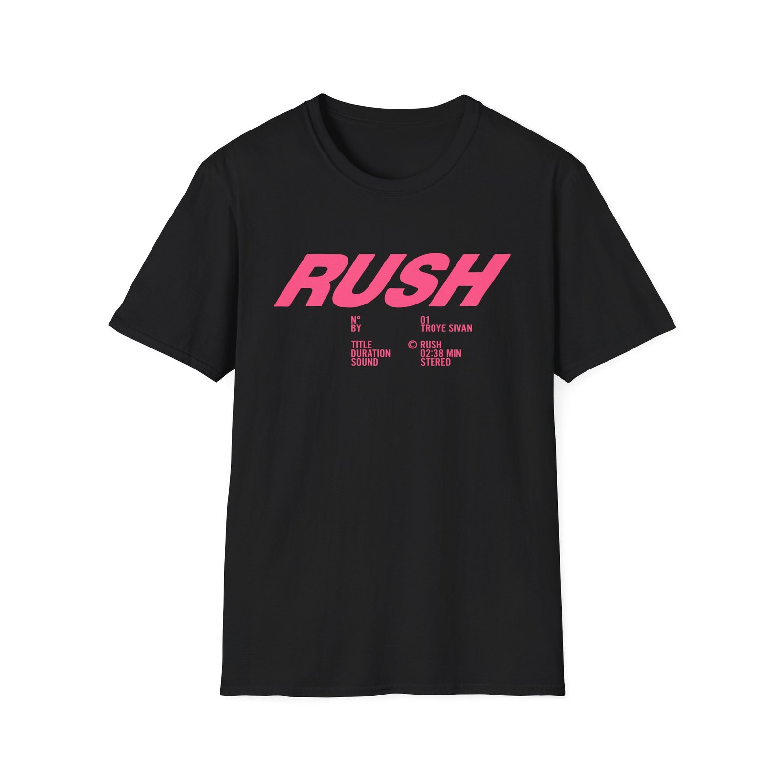Troye Sivan Rush Unisex Softstyle T-Shirt