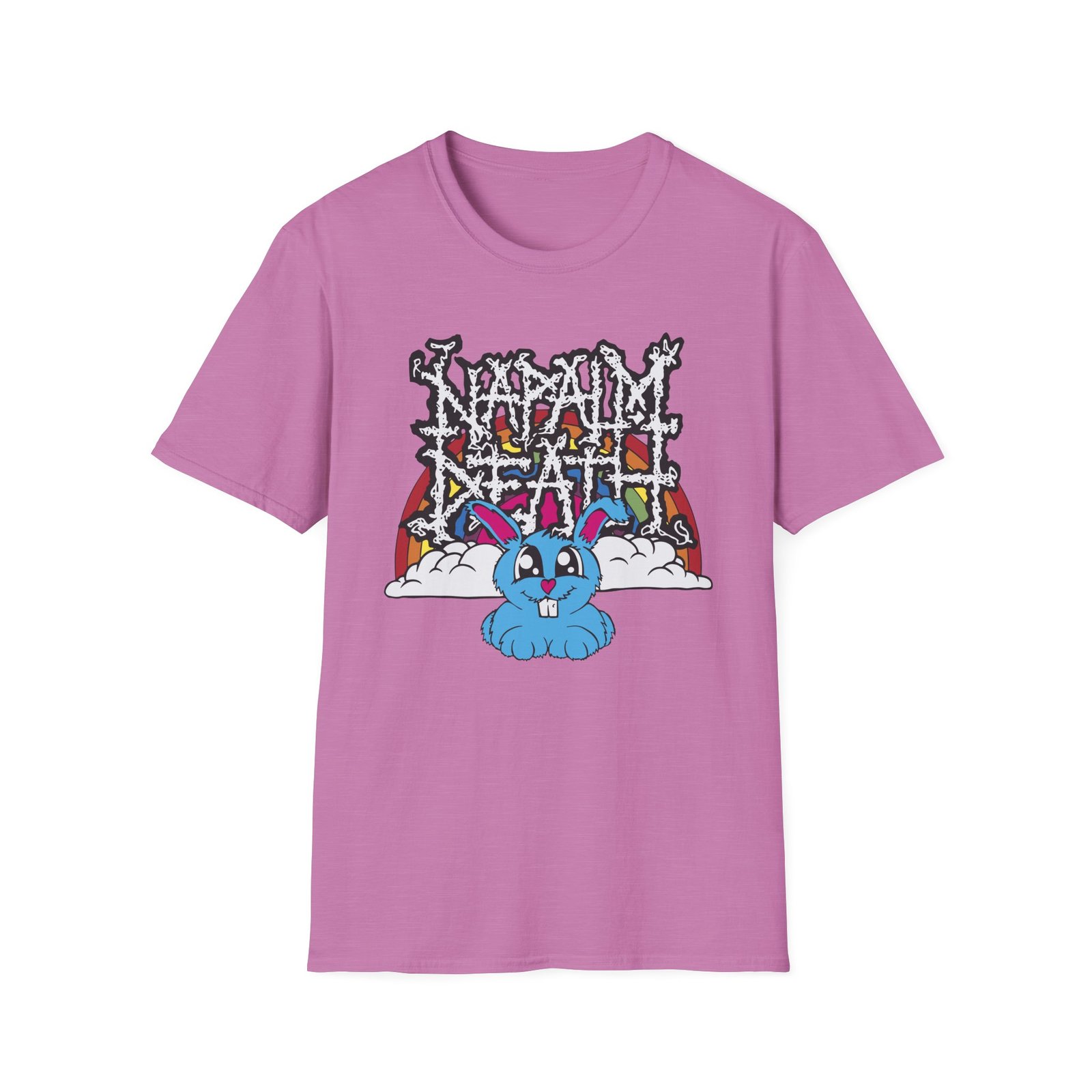 Napalm Death Rainbow Unisex Softstyle T-Shirt