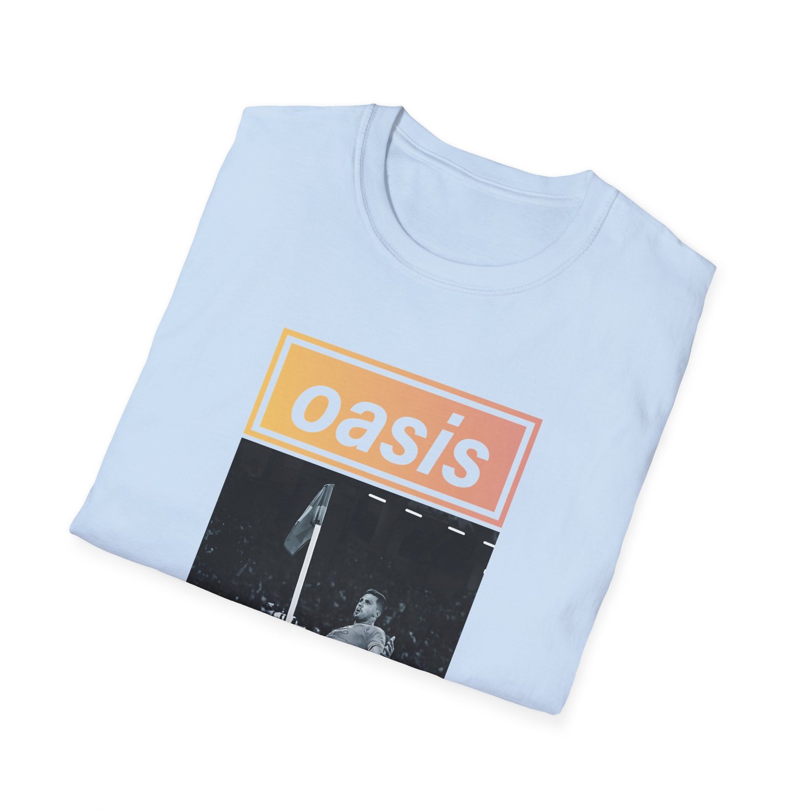 Oasis Man City Slide Away Unisex Softstyle T-Shirt