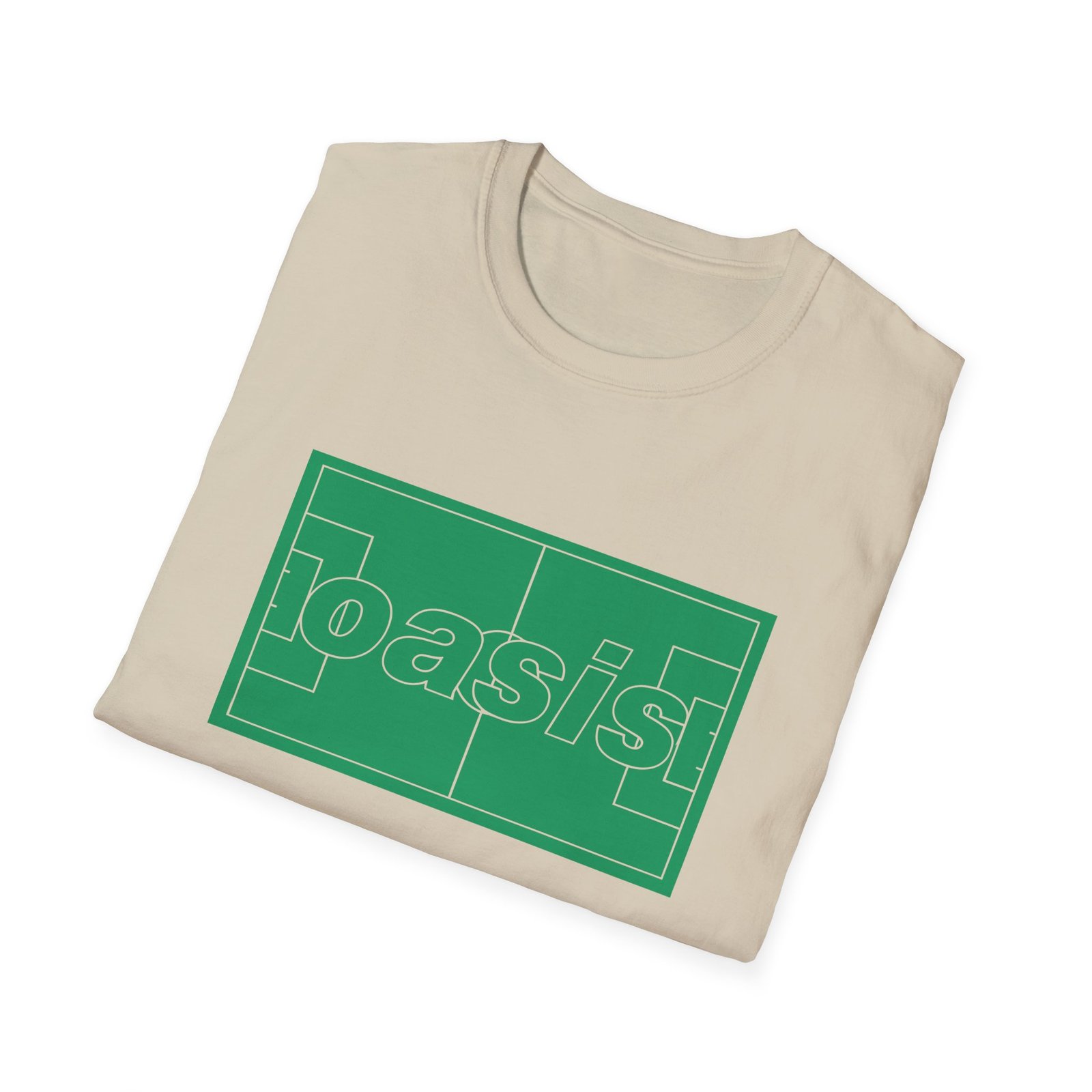Oasis Logo Pitch Unisex Softstyle T-Shirt