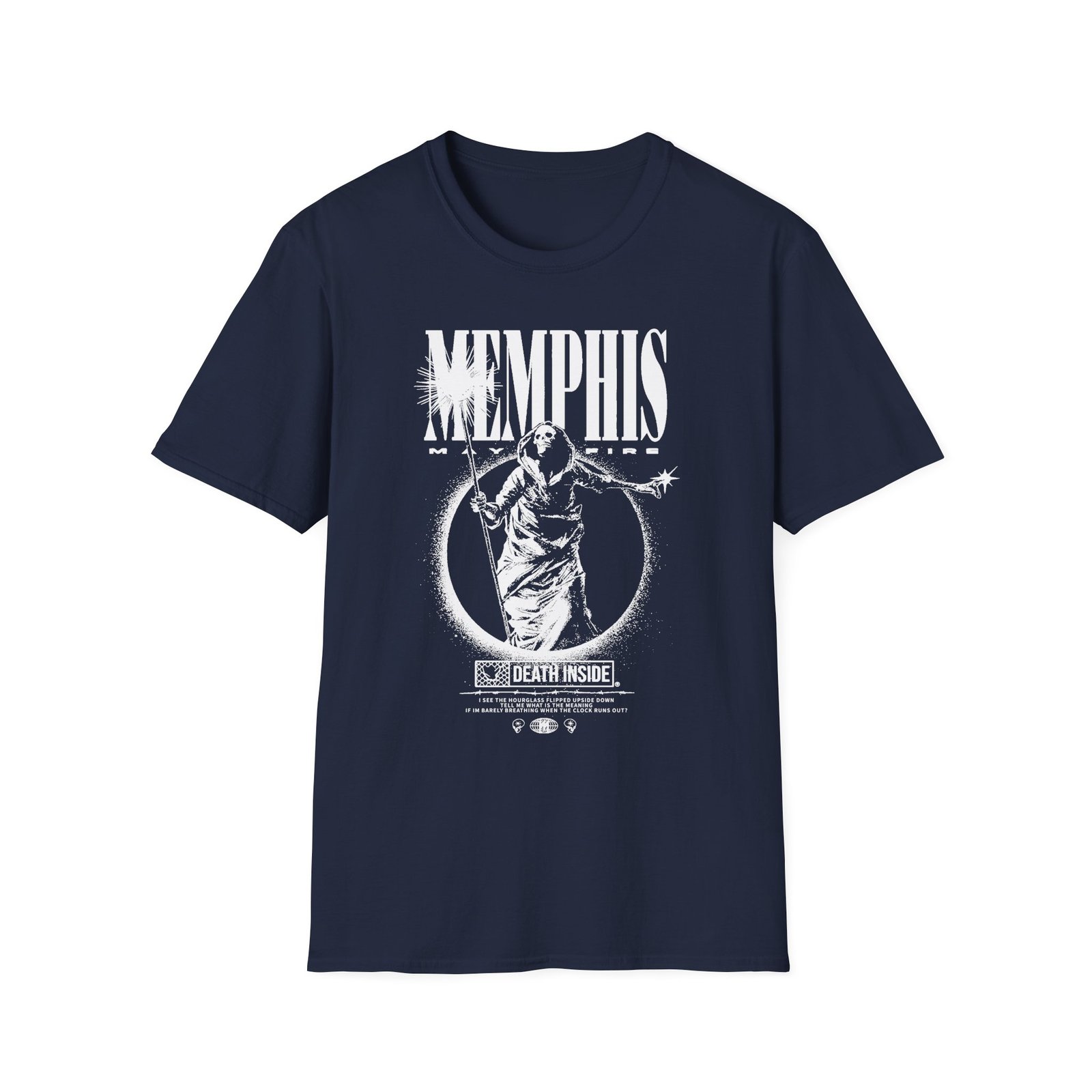 Memphis May Fire Death Staff Oxblood Unisex Softstyle T-Shirt