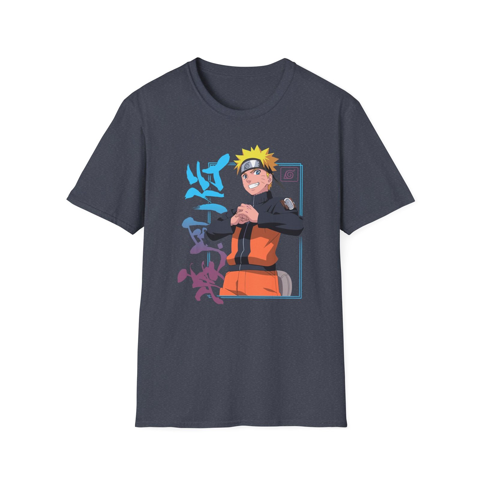 Naruto Uzumaki Neon Unisex Softstyle T-Shirt