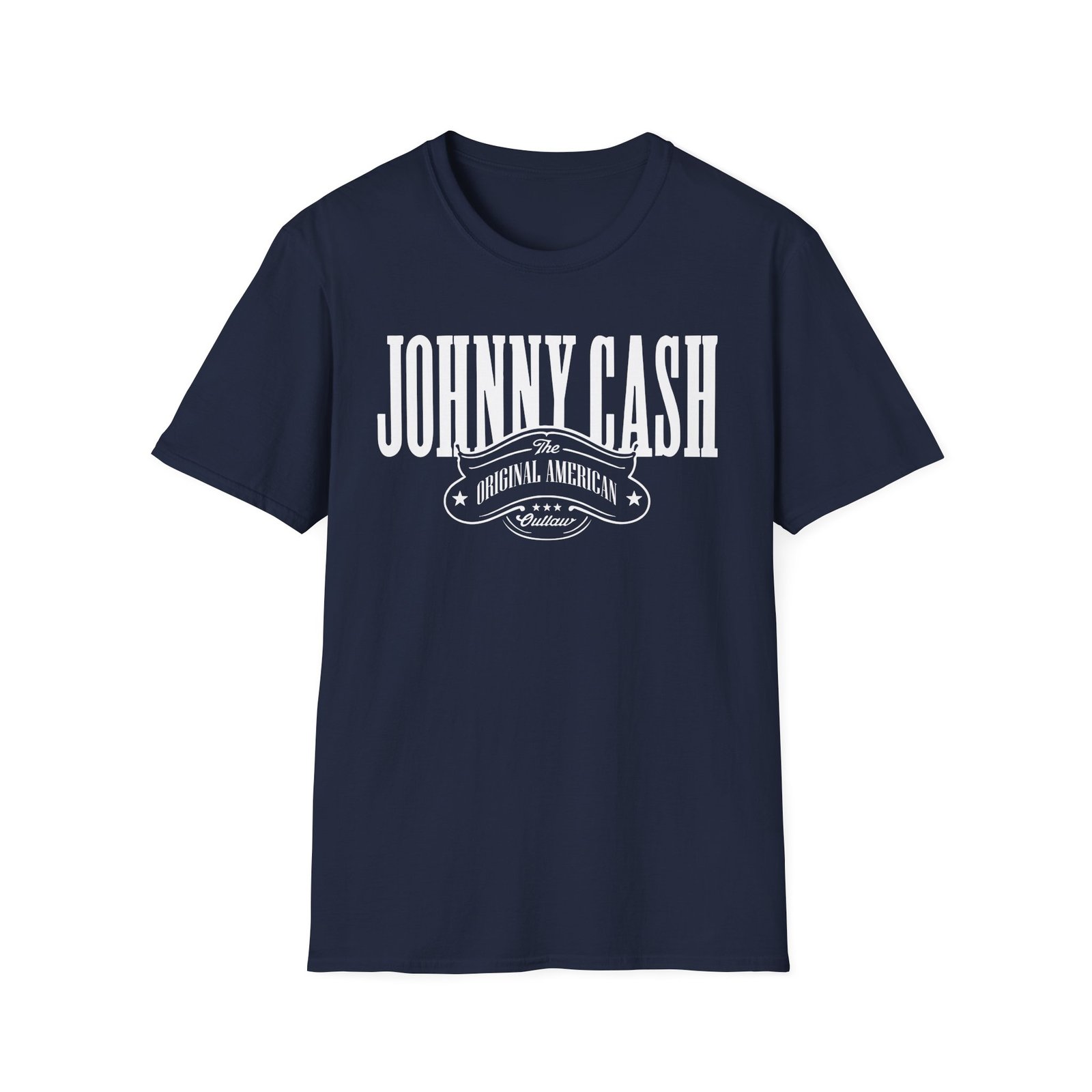 Johnny Cash Original Outlaw Unisex Softstyle T-Shirt