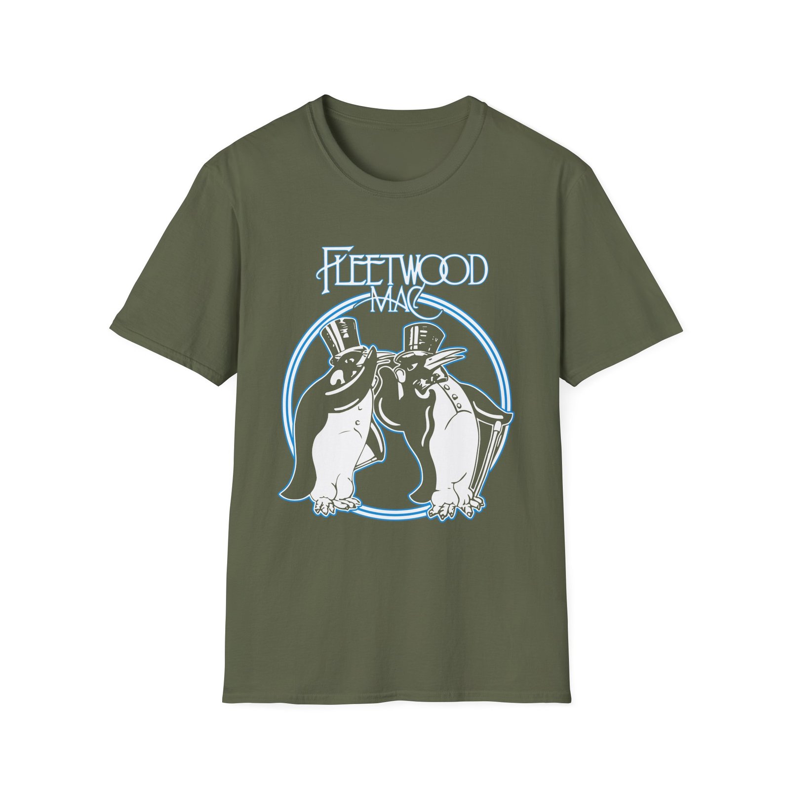 Fleetwood Mac Penguin unisex softstyle t-shirt