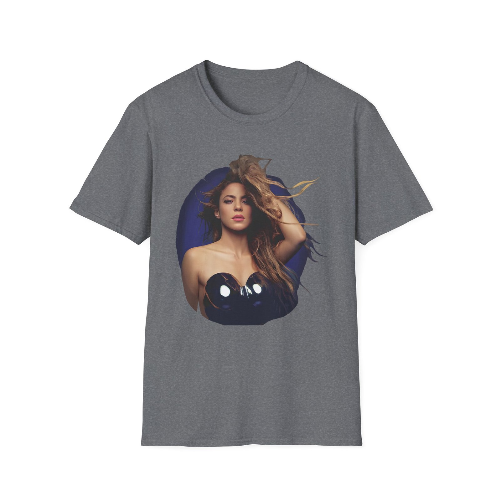 Shakira Sapphire Aura Unisex Softstyle T-Shirt