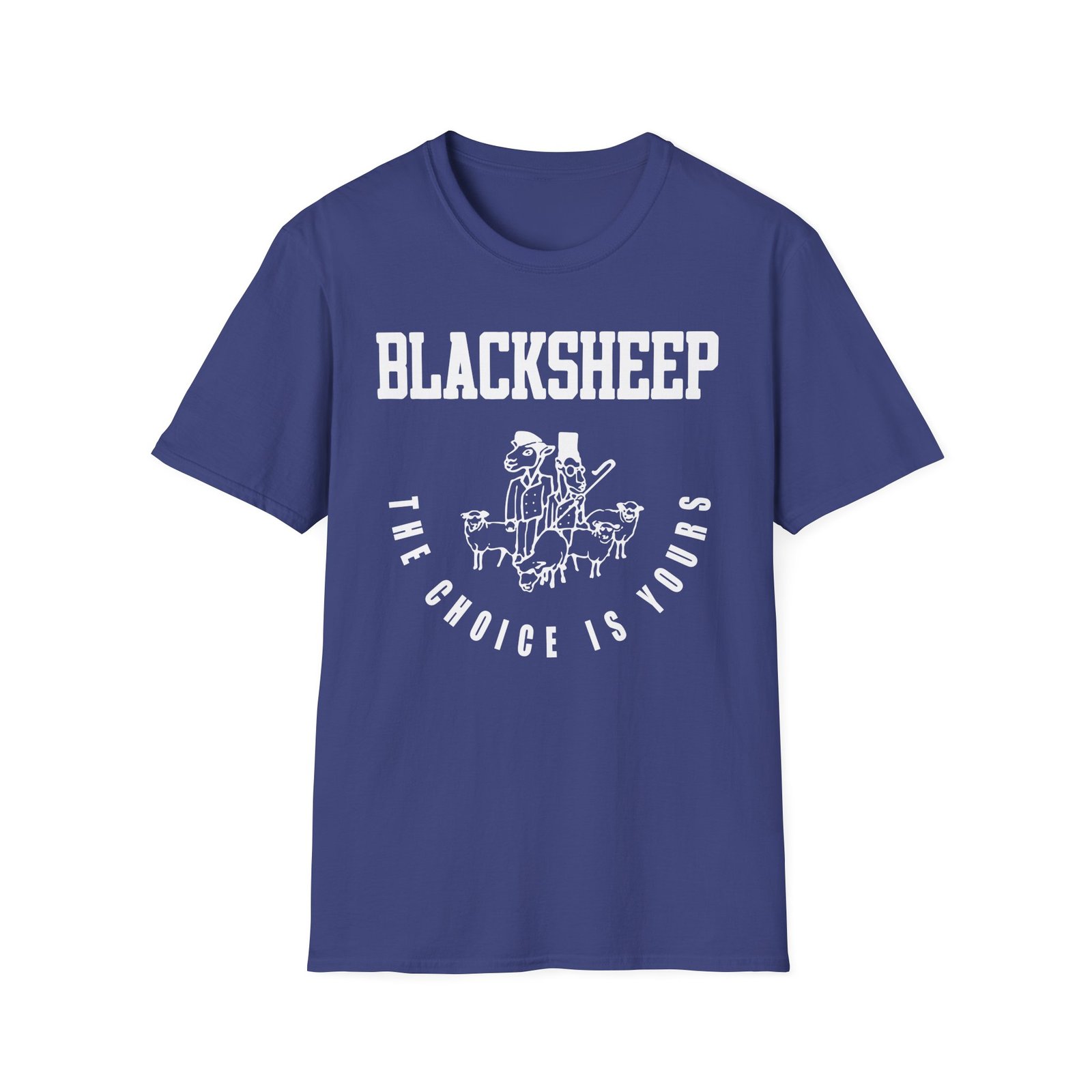 Black Sheep The Choice is Yours Unisex Softstyle T-Shirt