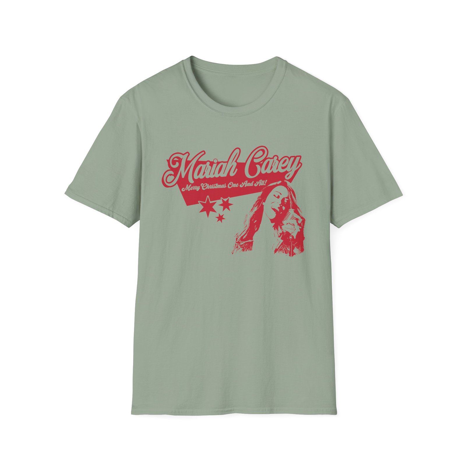 Mariah Carey Christmass Unisex Softstyle T-Shirt