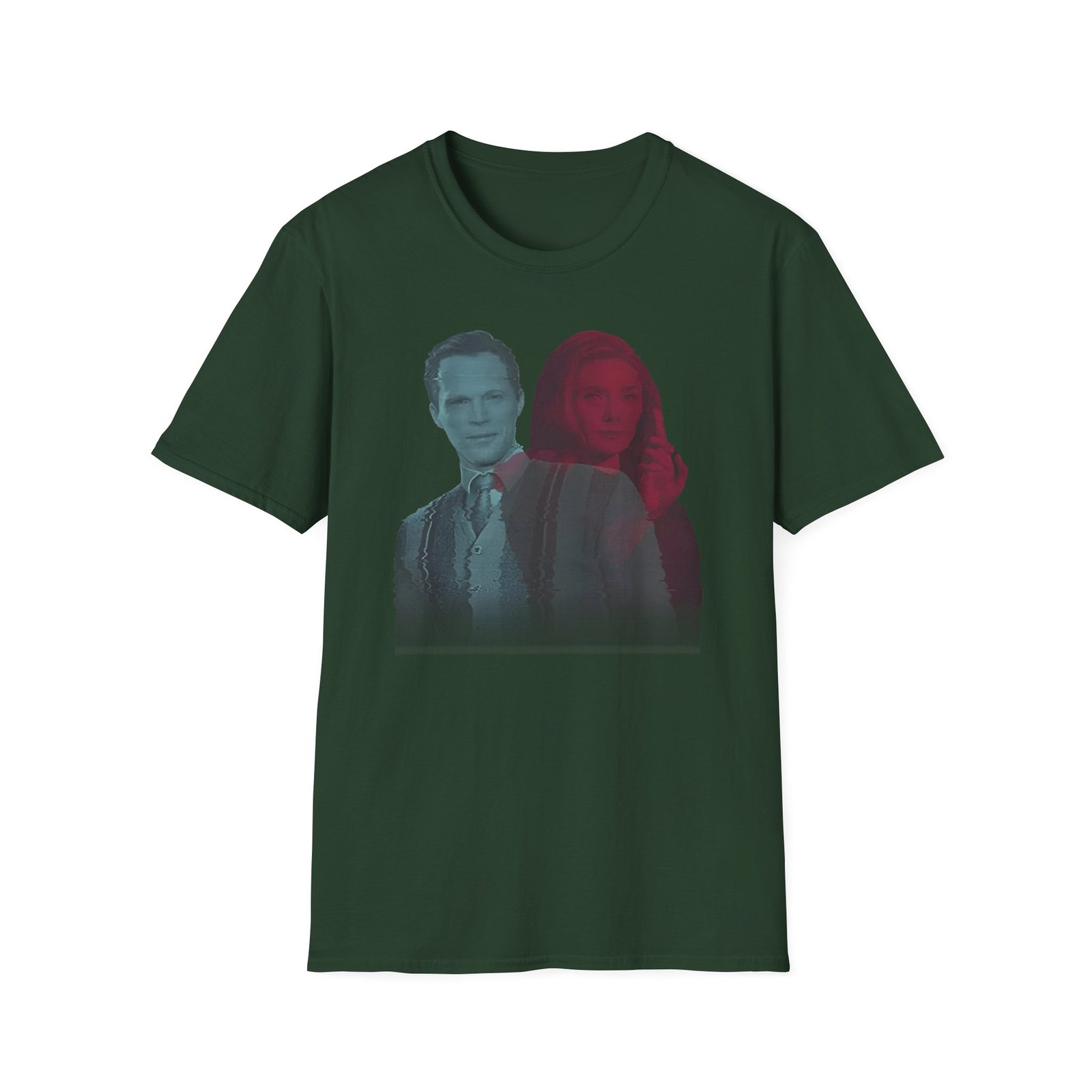 Marvel Wandavision Glitchy Unisex Softstyle T-Shirt