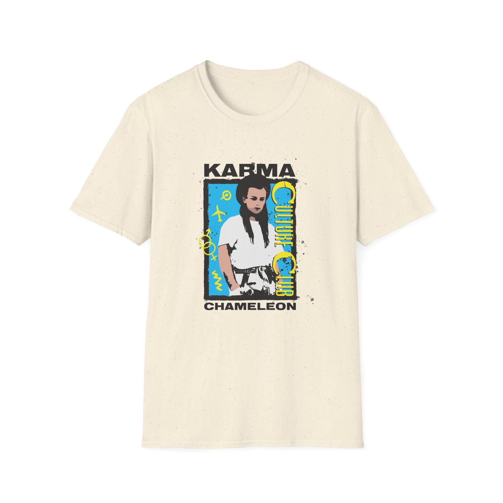 Boy George Karma Chameleon 40th Anniversary Boy George Unisex Softstyle T-Shirt