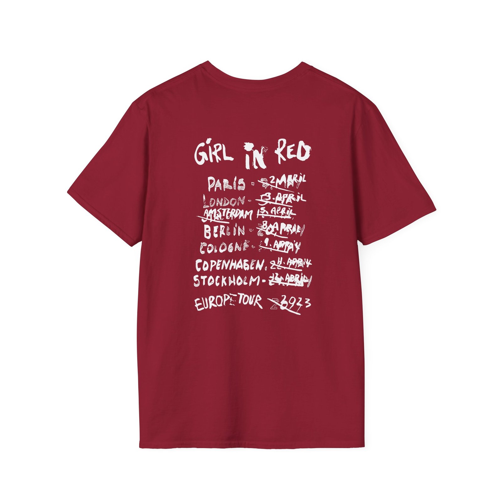 Girl in Red Unisex Softstyle T-Shirt