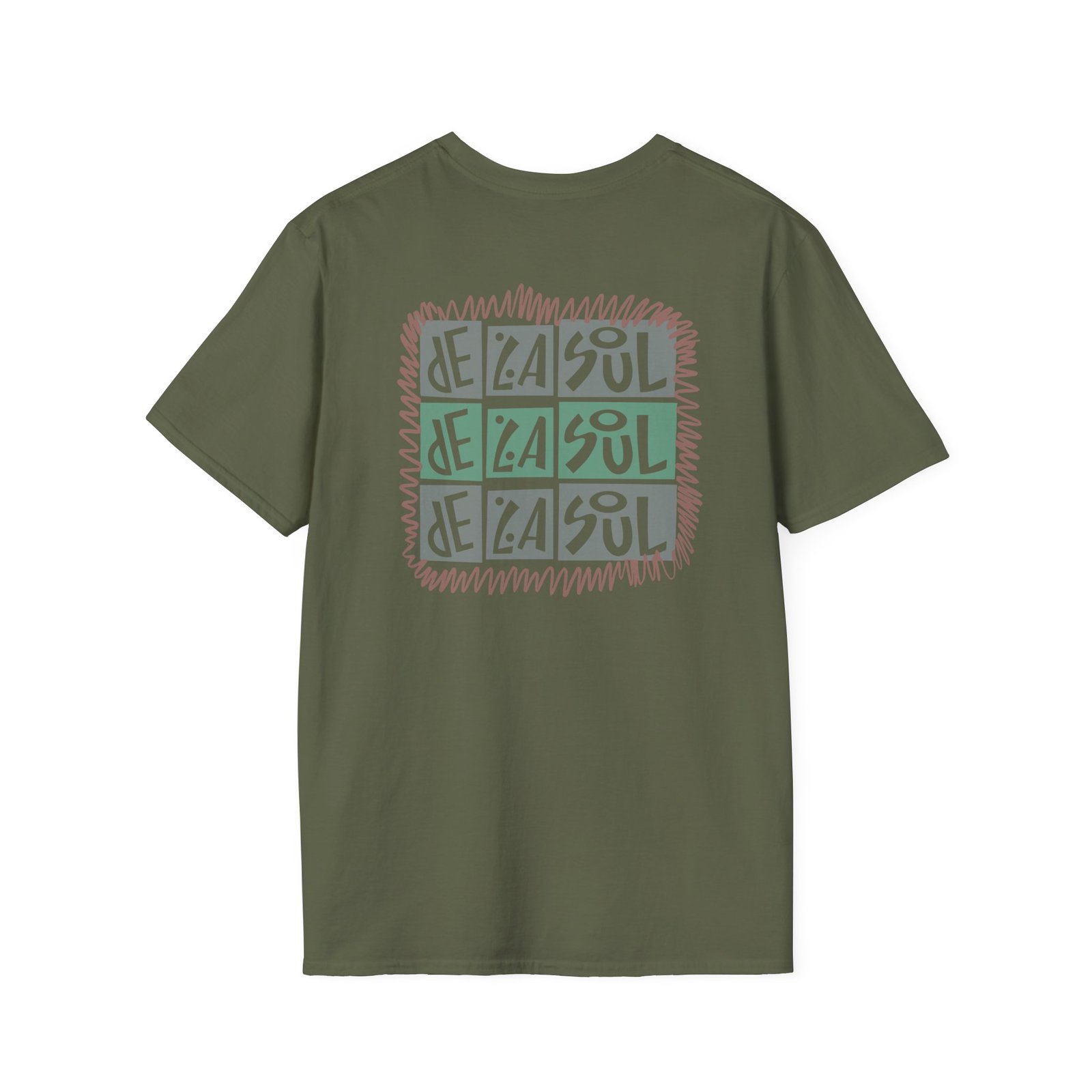 De La Soul Repeating Logo Unisex Softstyle T-Shirt