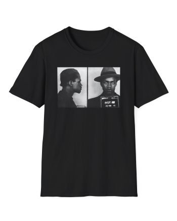 Malcolm X Mugshot Unisex Softstyle T-Shirt,