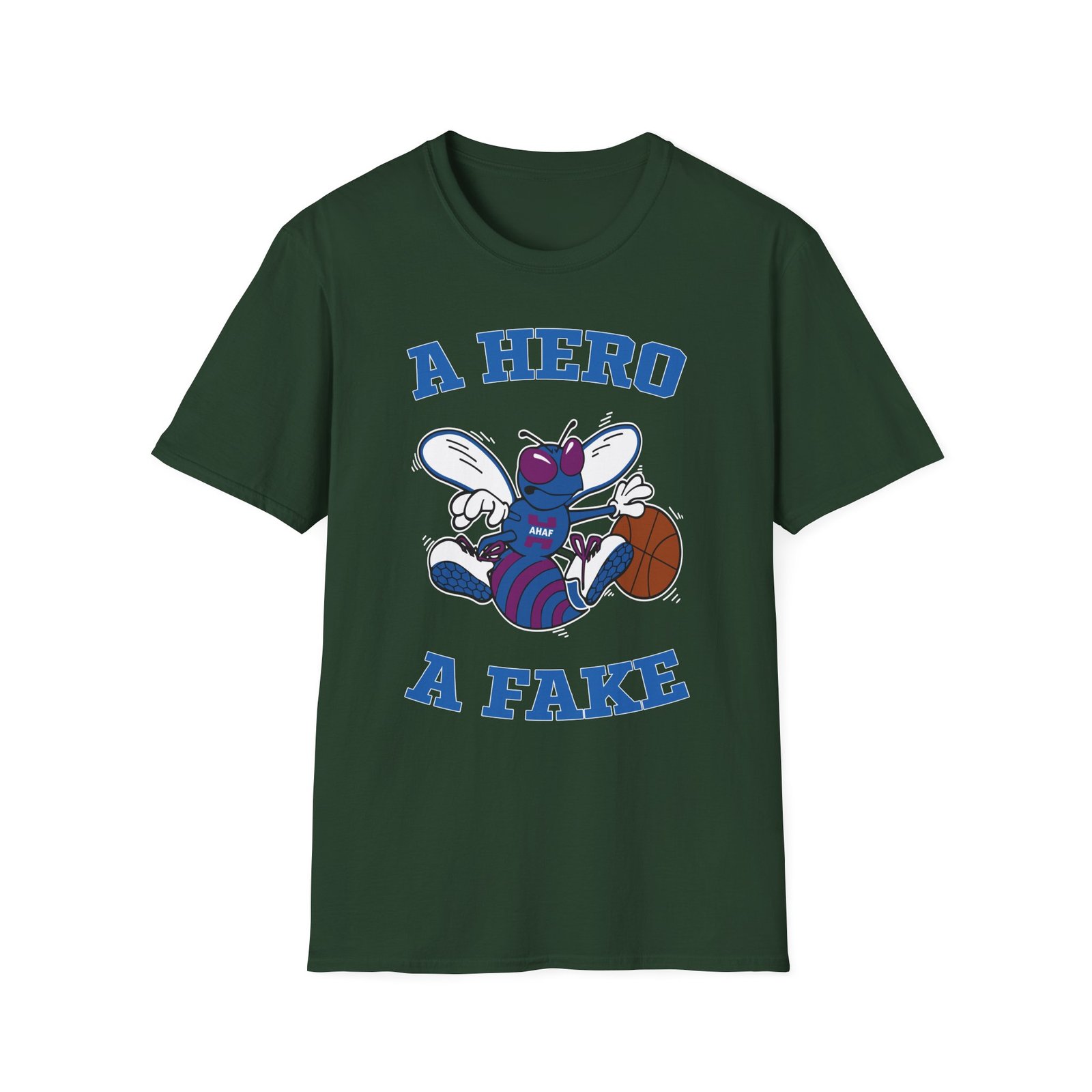 A Hero a Fake Unisex Softstyle T-Shirt