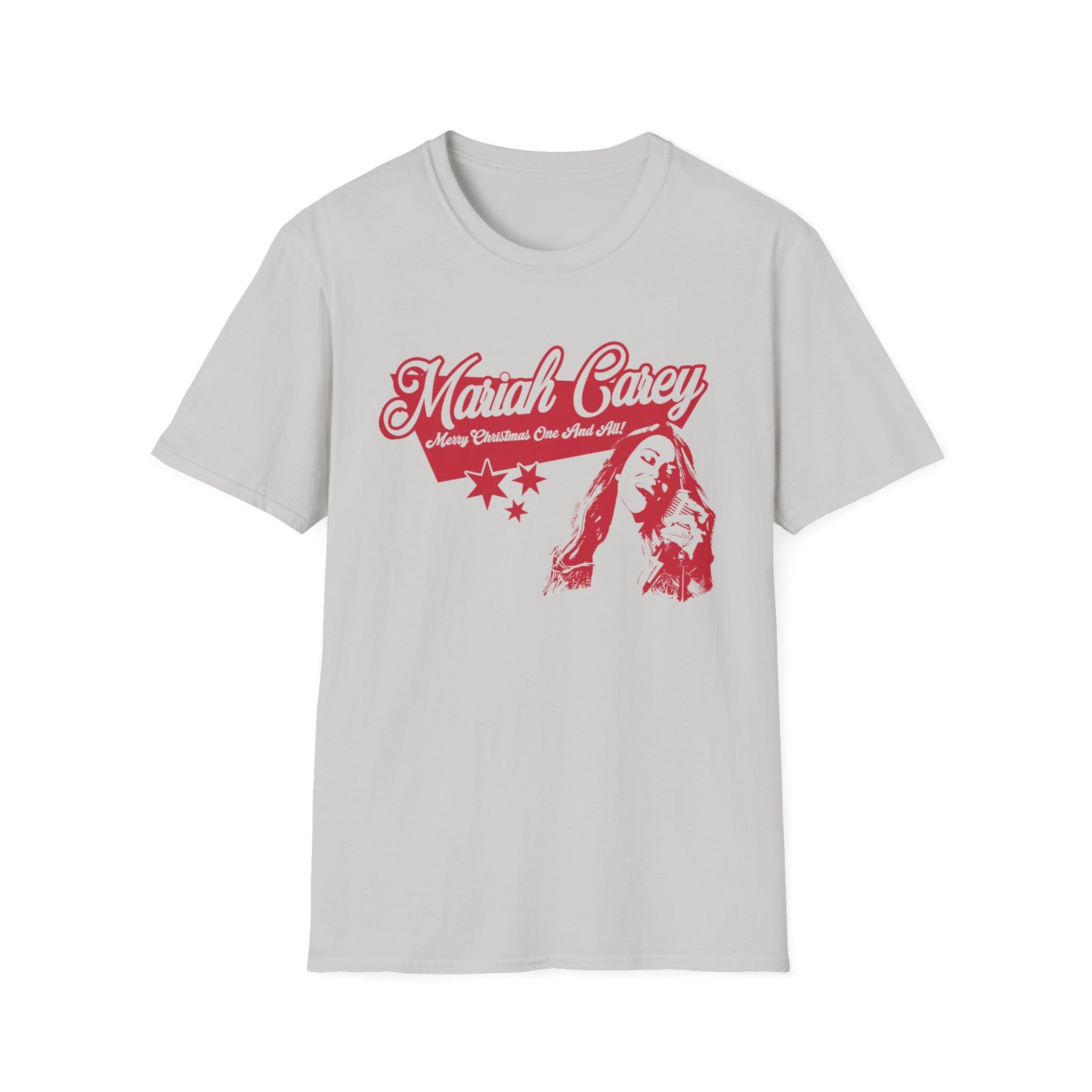 Mariah Carey Christmass Unisex Softstyle T-Shirt