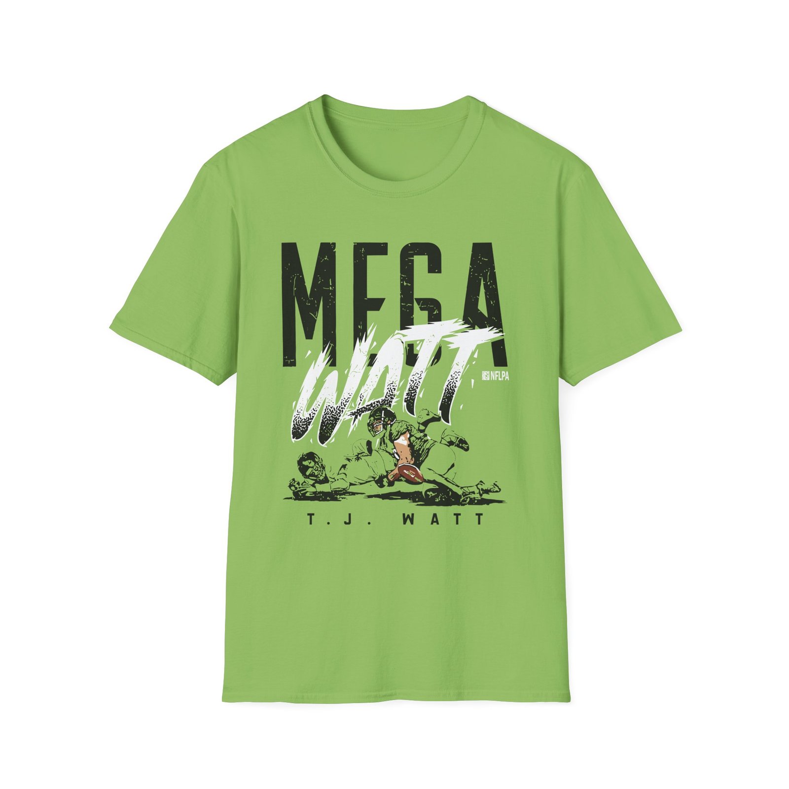 Tj Watt Mega Watt Unisex Softstyle T-Shirt