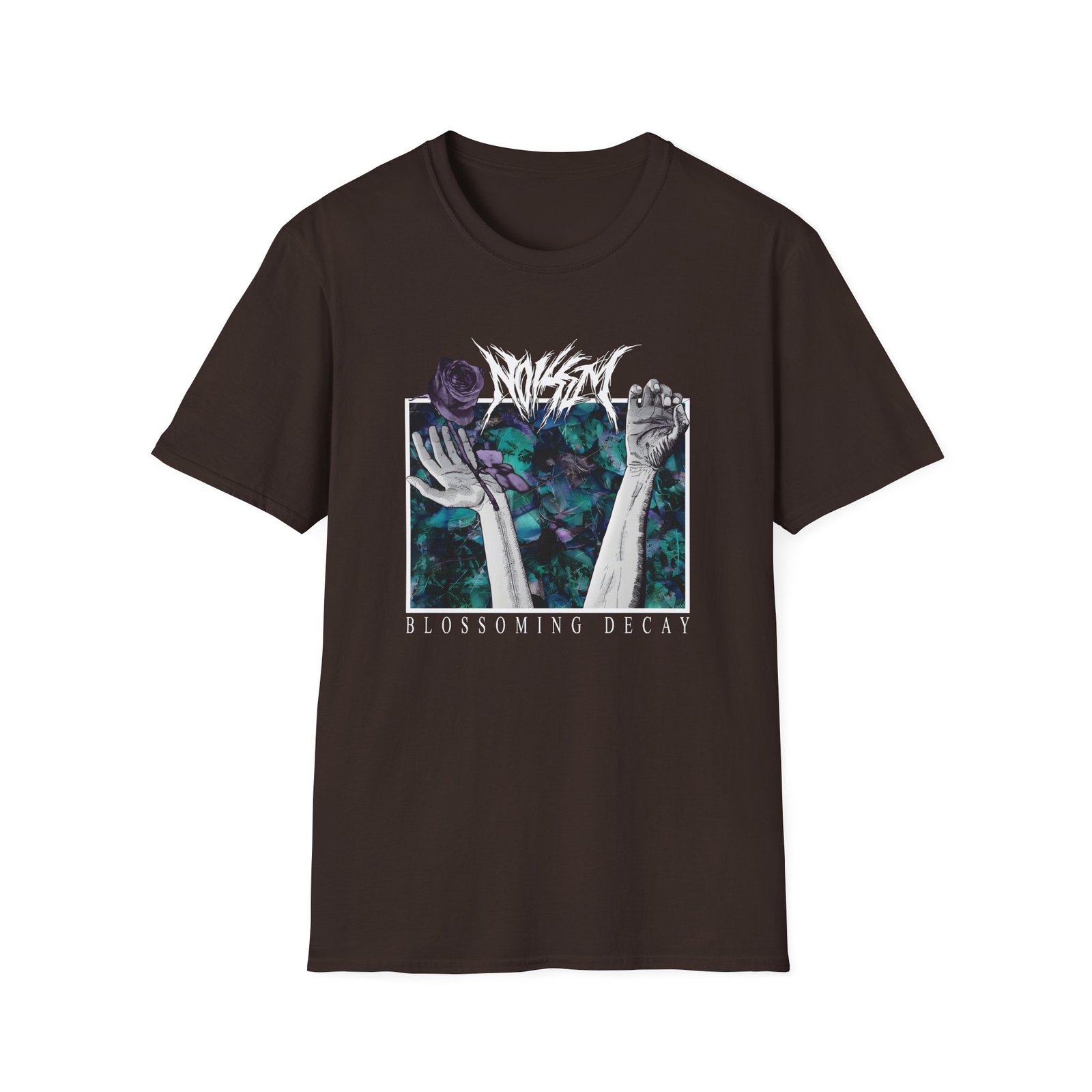 Noisem Blossoming Decay Unisex Softstyle T-Shirt