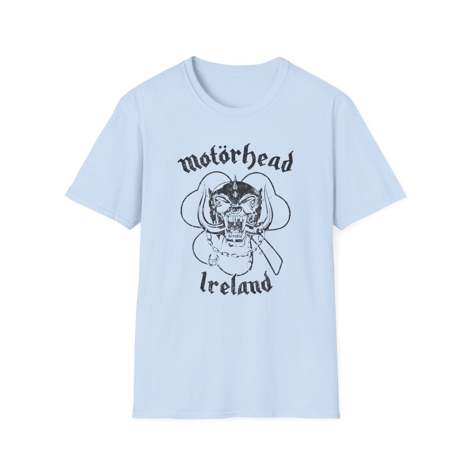 Motorhead Warpig Shamrock Unisex Softstyle T-Shirt