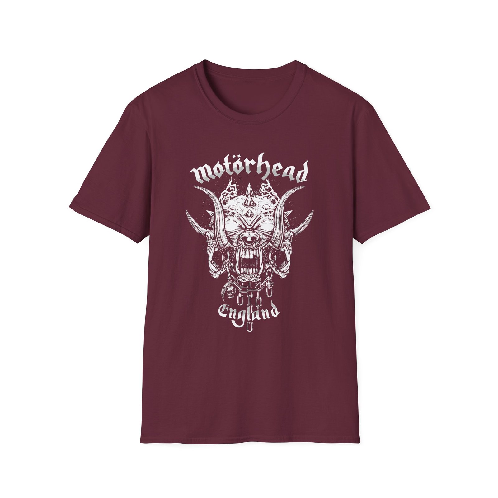 Motorhead Smoking Snaggletooth Unisex Softstyle T-Shirt