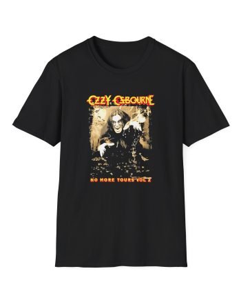 Ozzy Osbourne Rising With Tourback Unisex Softstyle T-Shirt